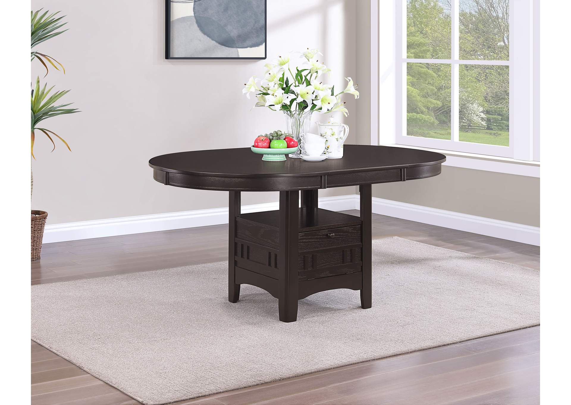 Lavon Dining Table with Storage Espresso,Coaster Furniture