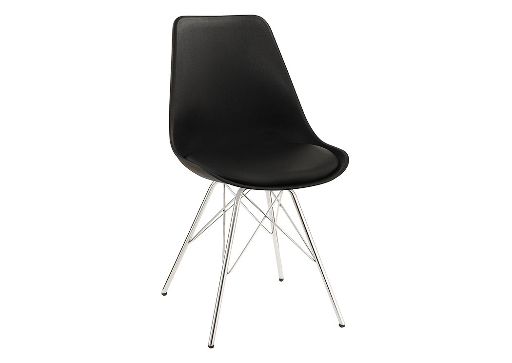 Black Side Chair (Set of 2),ABF Coaster Furniture