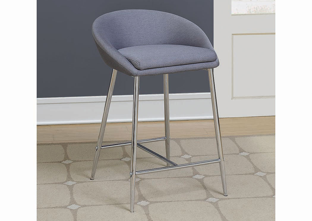 Grey Counter Height Stool (Set of 2),ABF Coaster Furniture