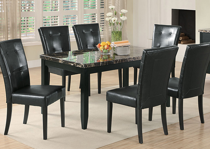 Anisa Black Dining Table,ABF Coaster Furniture