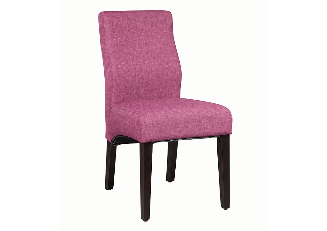 Purple Side Chair (Set of 2),ABF Coaster Furniture