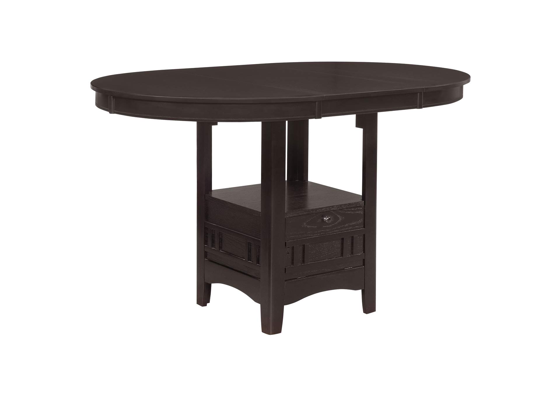 Lavon Oval Counter Height Table Espresso,Coaster Furniture