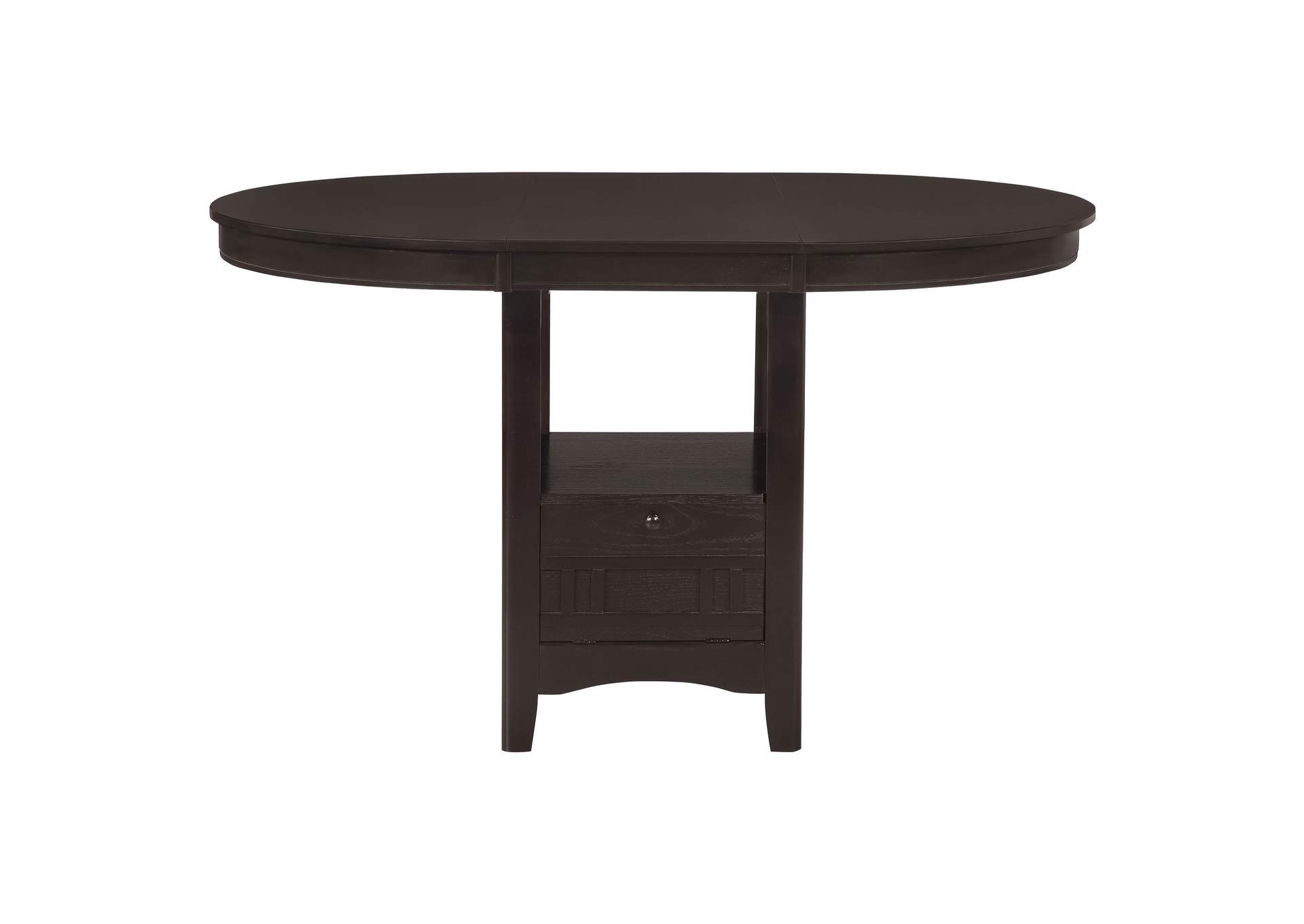 Lavon Oval Counter Height Table Espresso,Coaster Furniture