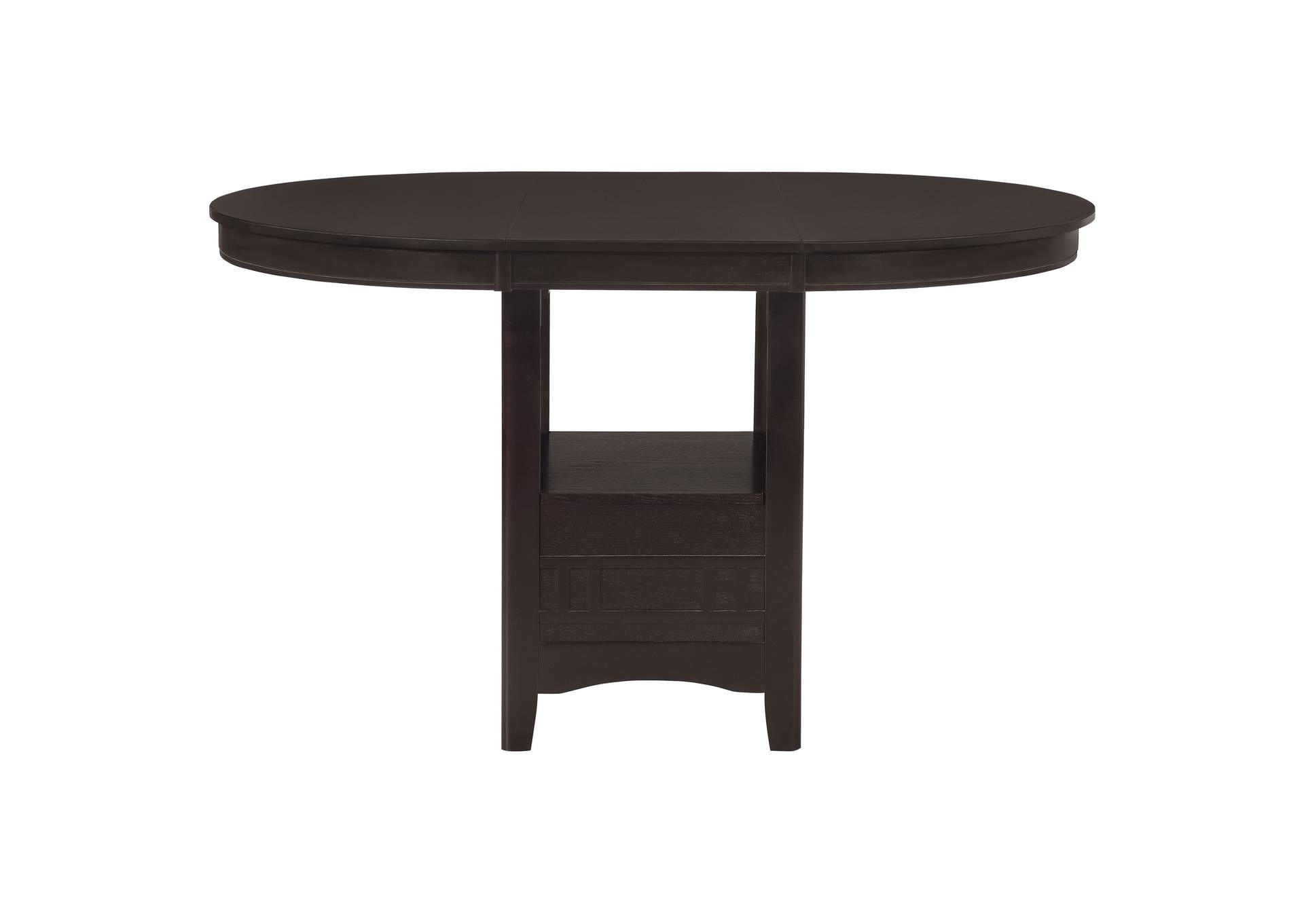 Lavon Oval Counter Height Table Espresso,Coaster Furniture