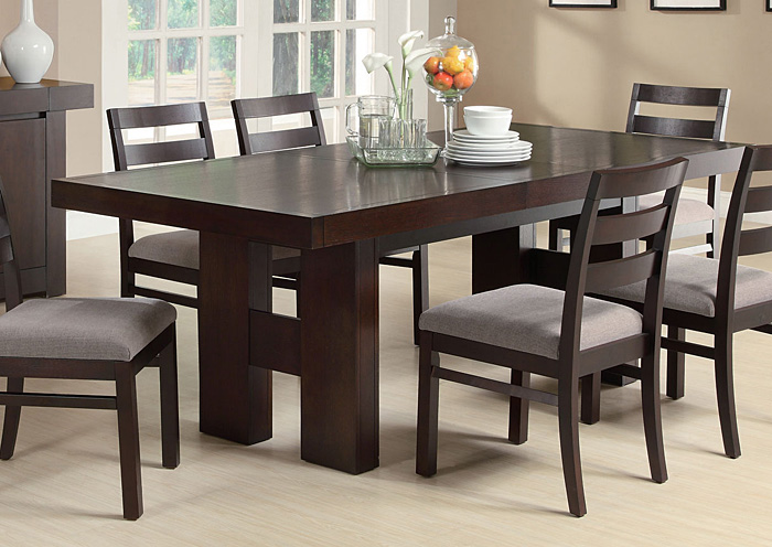 Dabny Cappuccino Dining Table,ABF Coaster Furniture