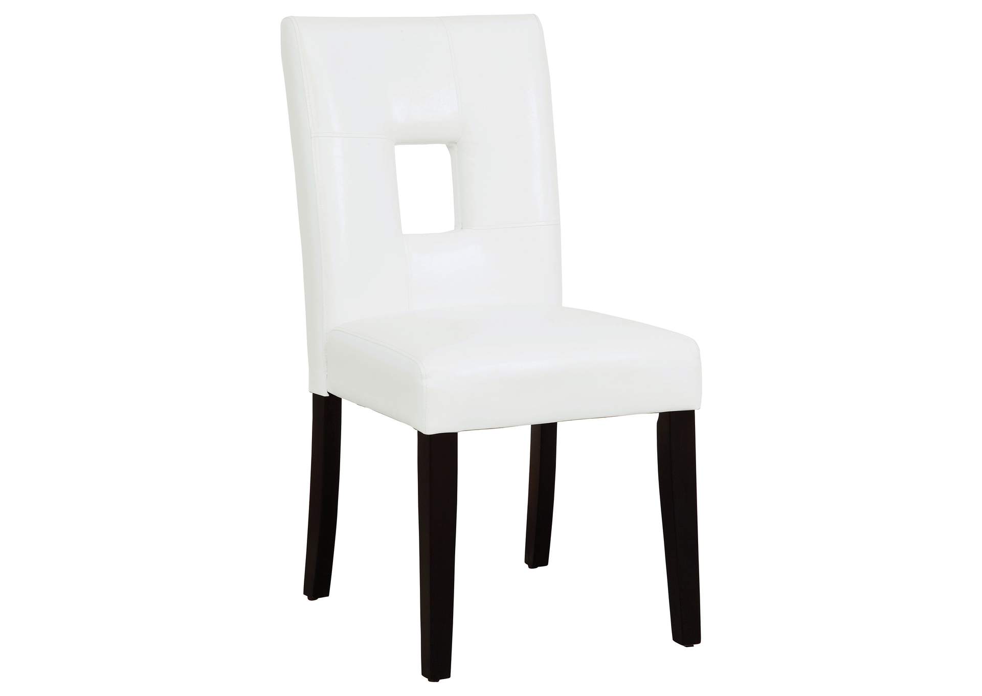 Shannon Open Back Upholstered Dining Chairs White (Set of 2),Coaster Furniture