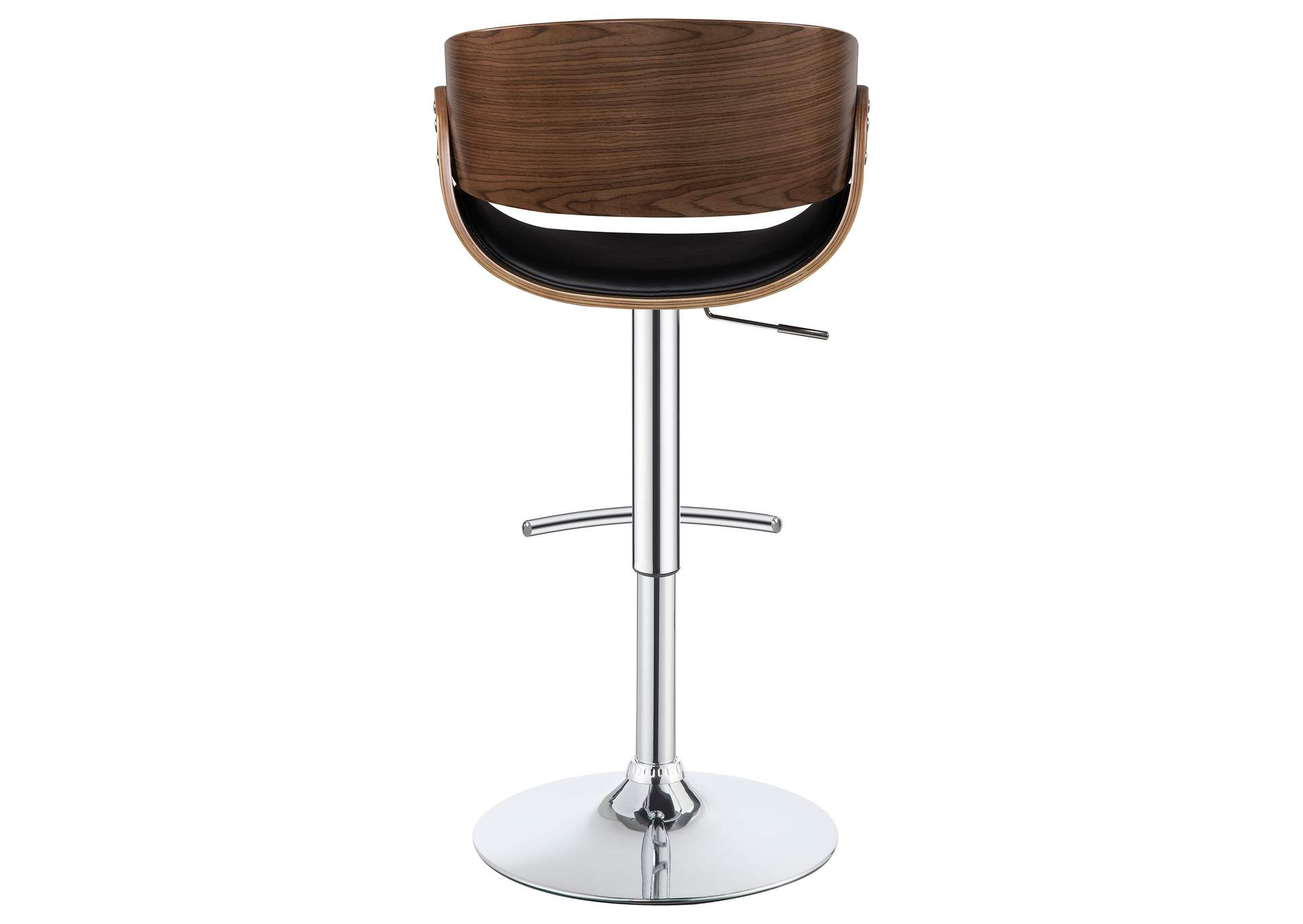 Dana Adjustable Bar Stool Black and Chrome,Coaster Furniture