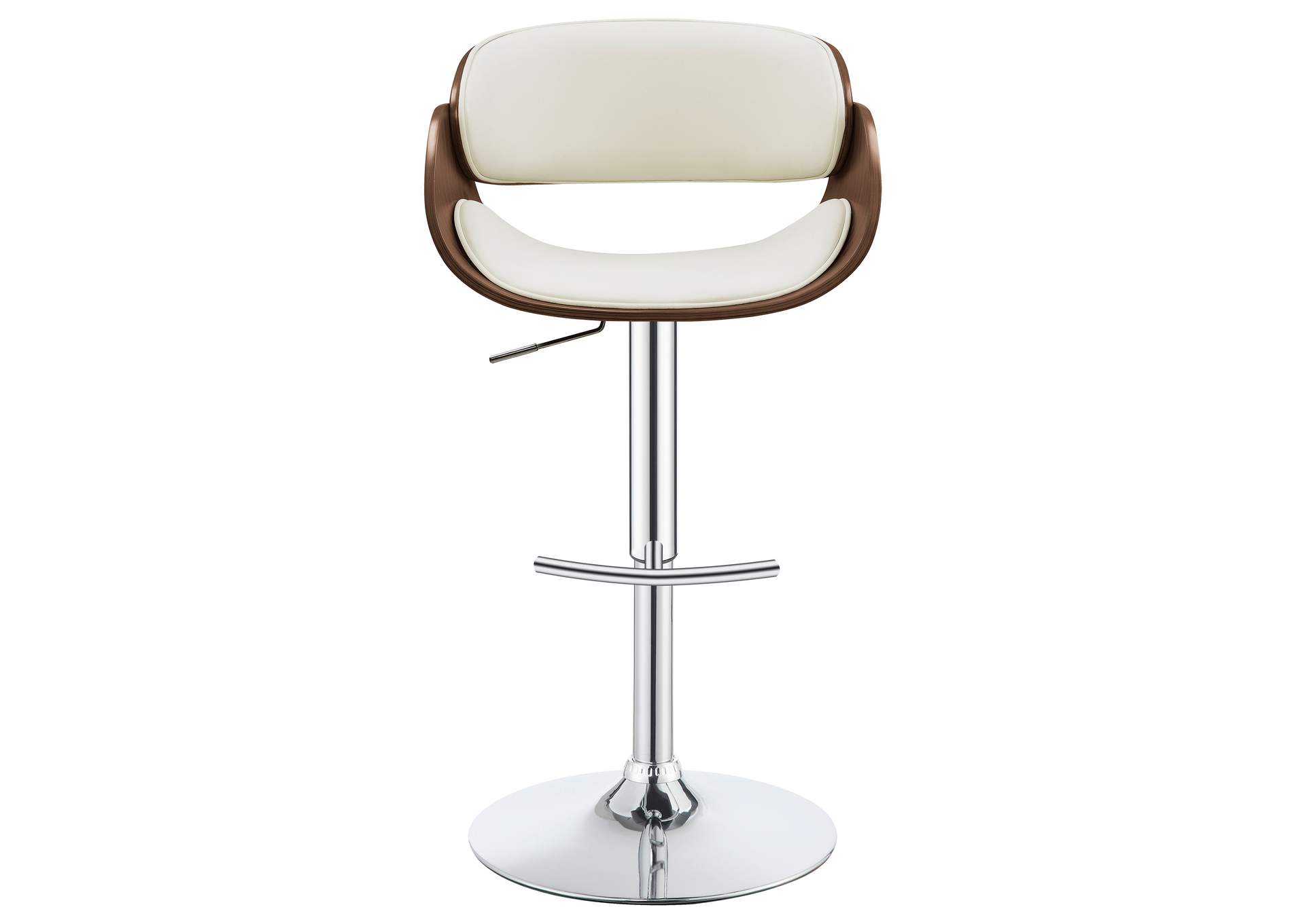 Dana Adjustable Bar Stool Ecru and Chrome,Coaster Furniture