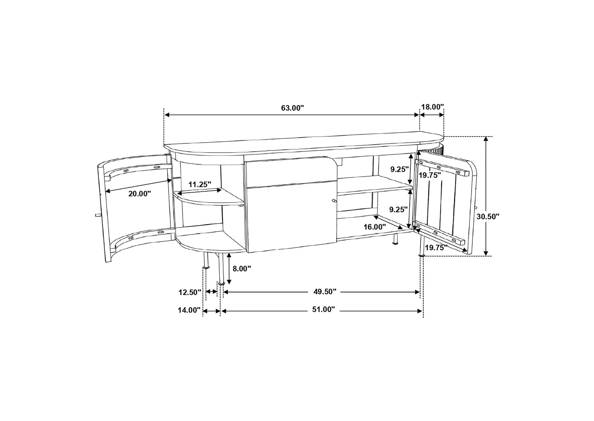 SERVER,Coaster Furniture