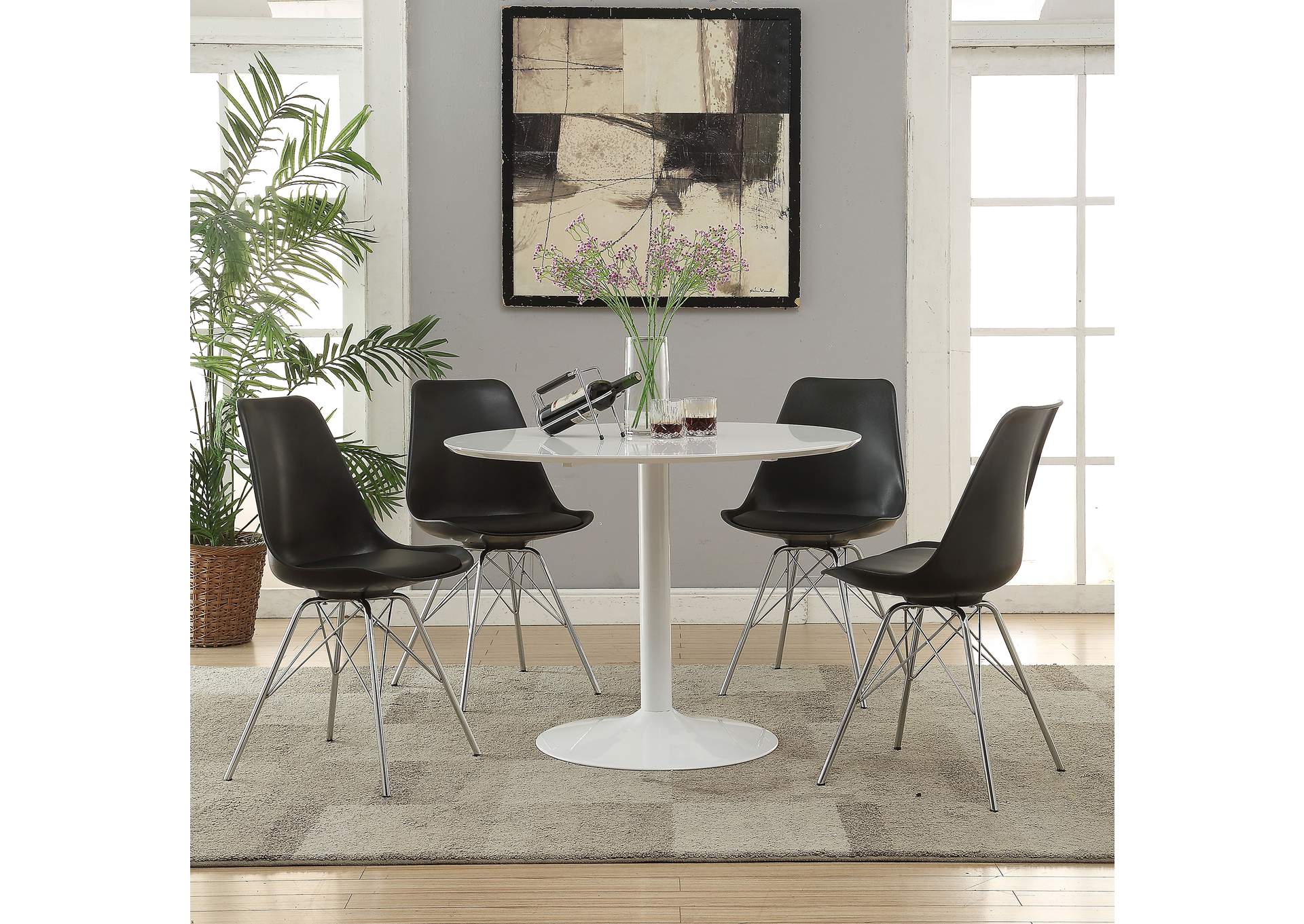 5 PC DINING SET,Coaster Furniture