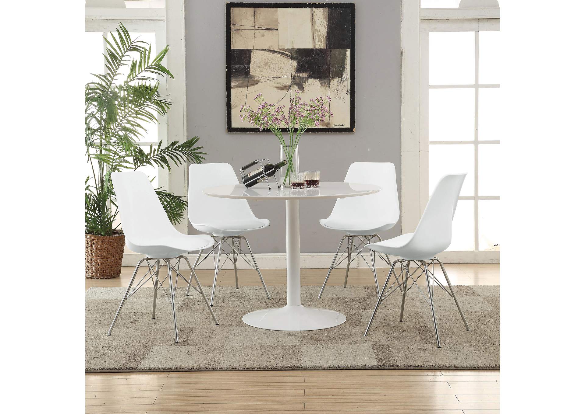 5 PC DINING SET,Coaster Furniture