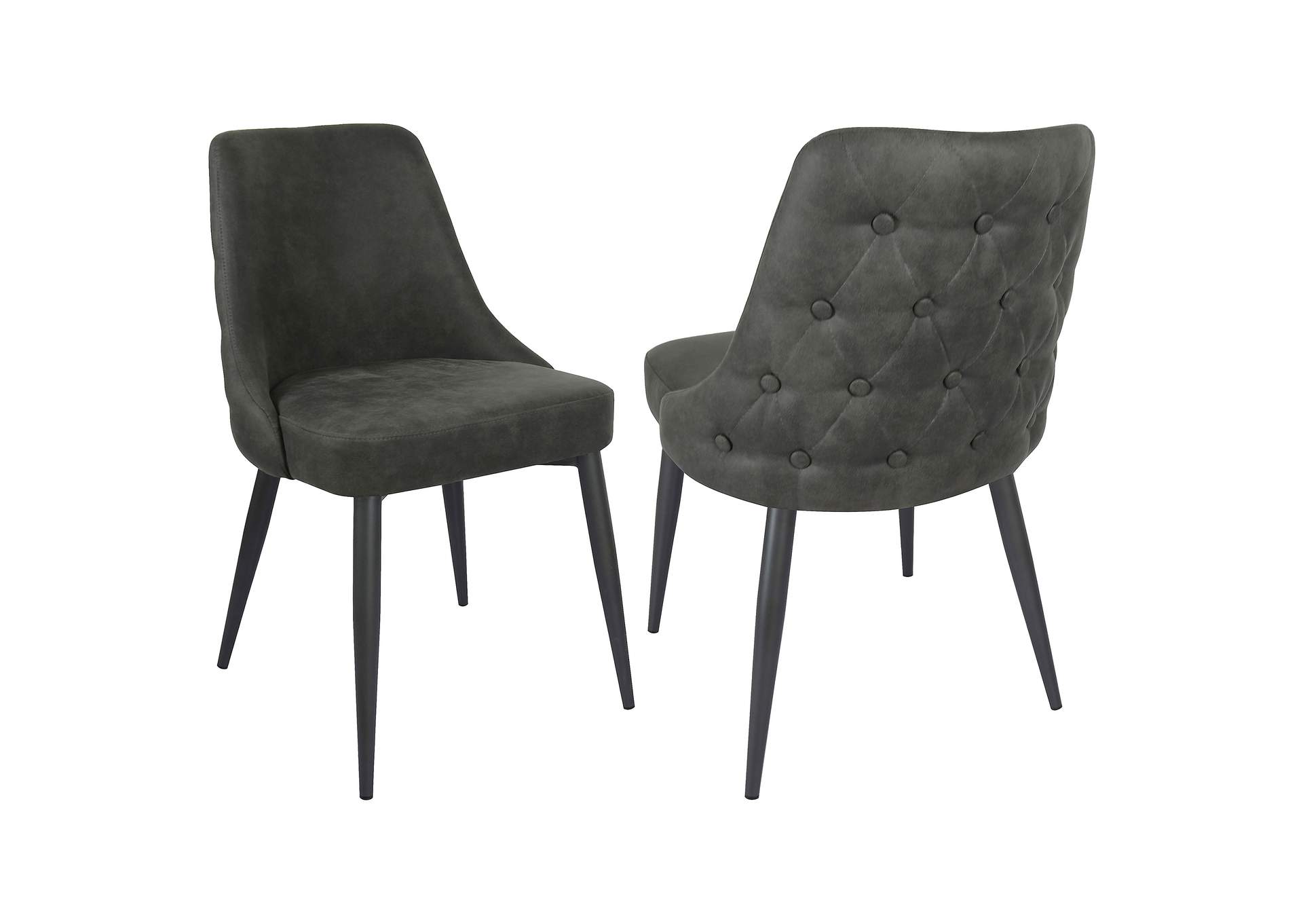 Cosmo Upholstered Curved Back Side Chairs (Set of 2),Coaster Furniture