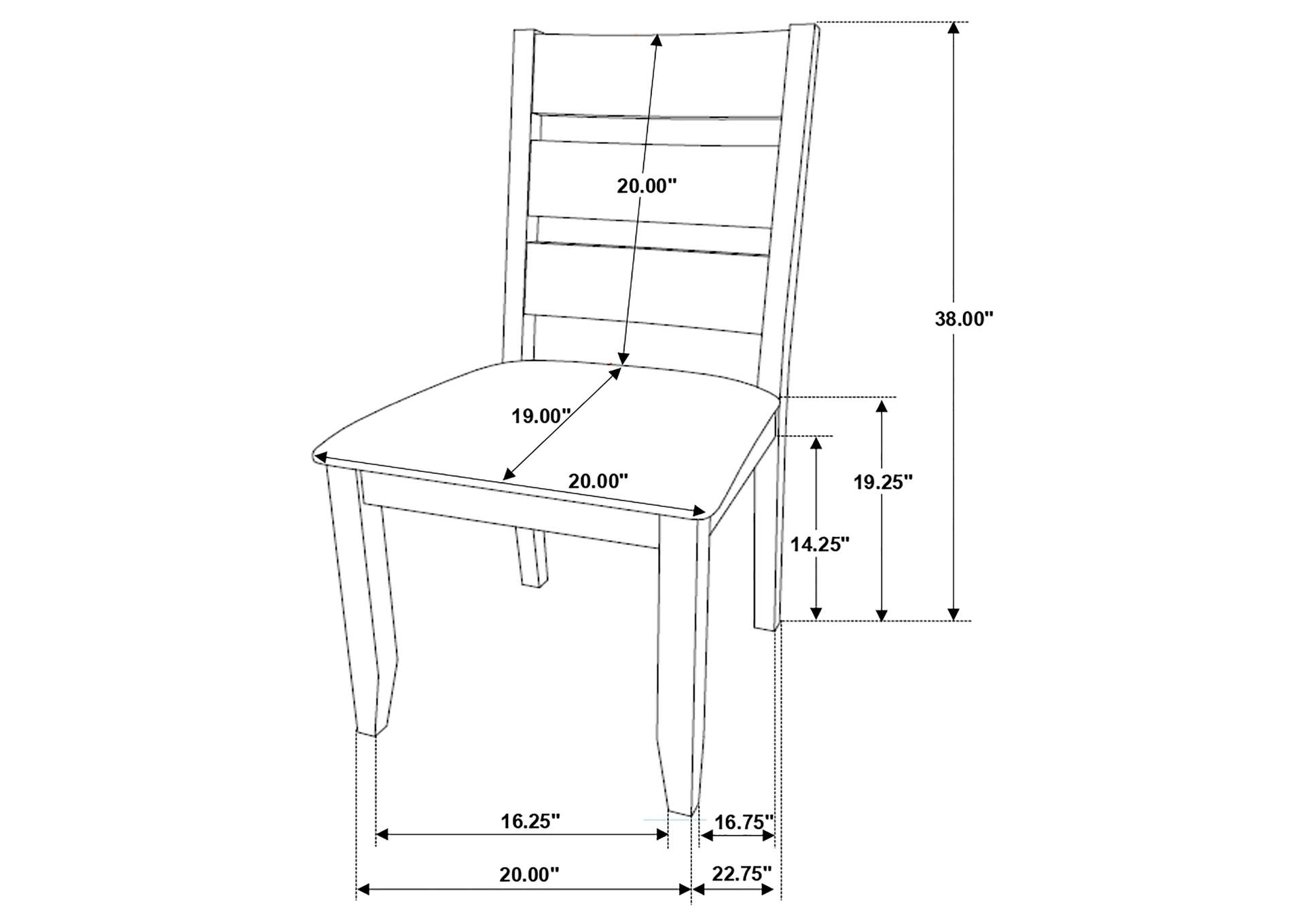 Alston Dining Room Set Knotty Nutmeg and Grey,Coaster Furniture