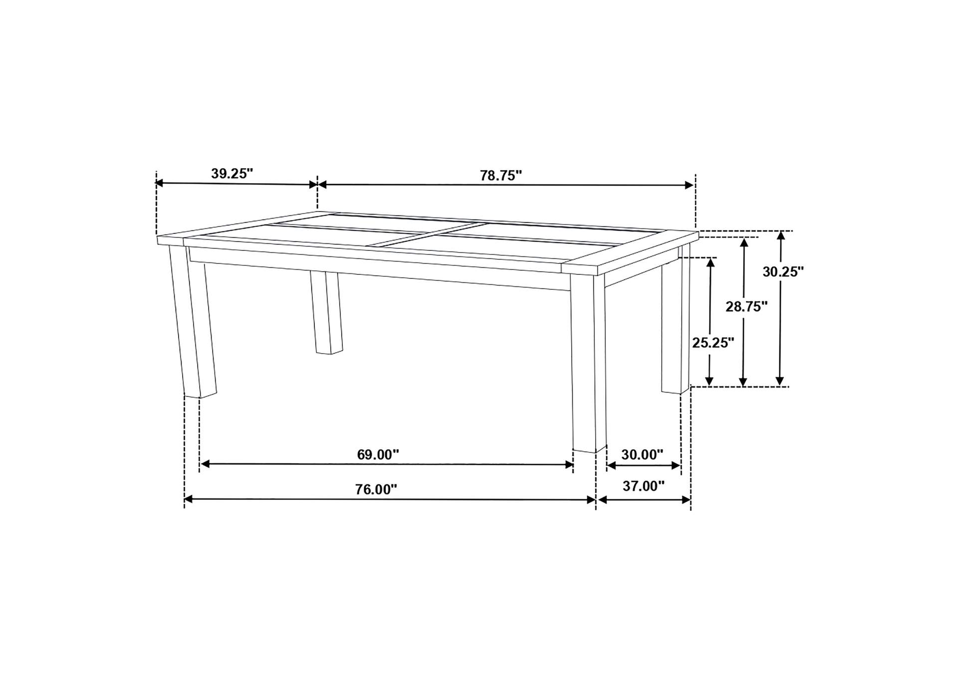 DINING TABLE 5 PC SET,Coaster Furniture