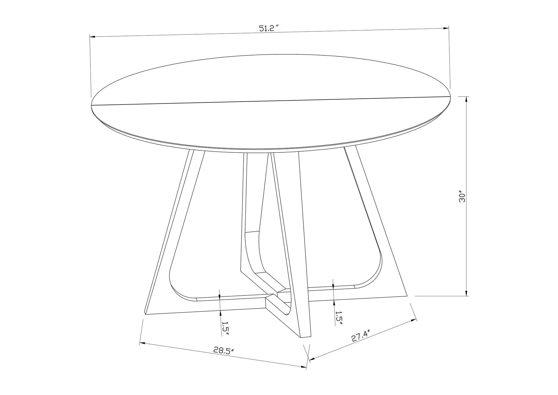 DINING TABLE,Coaster Furniture