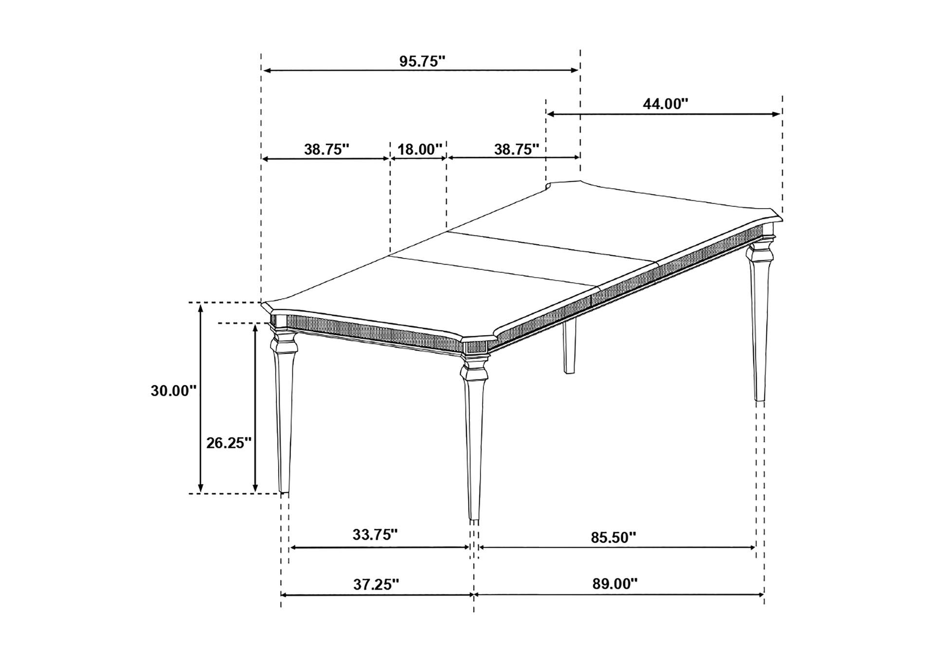 DINING TABLE 5 PC SET,Coaster Furniture