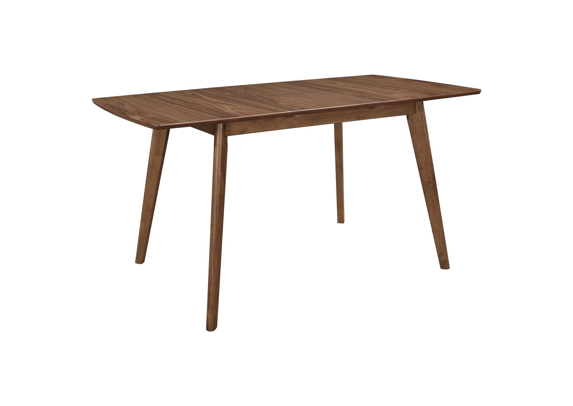 Alfredo Rectangular Dining Table Natural Walnut,Coaster Furniture