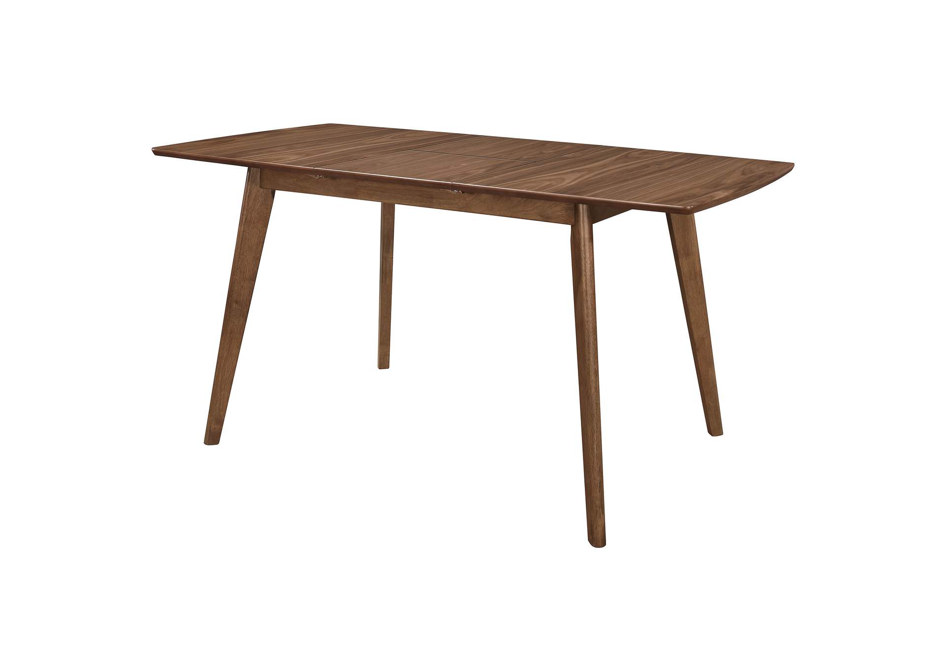 Alfredo Rectangular Dining Table Natural Walnut,Coaster Furniture