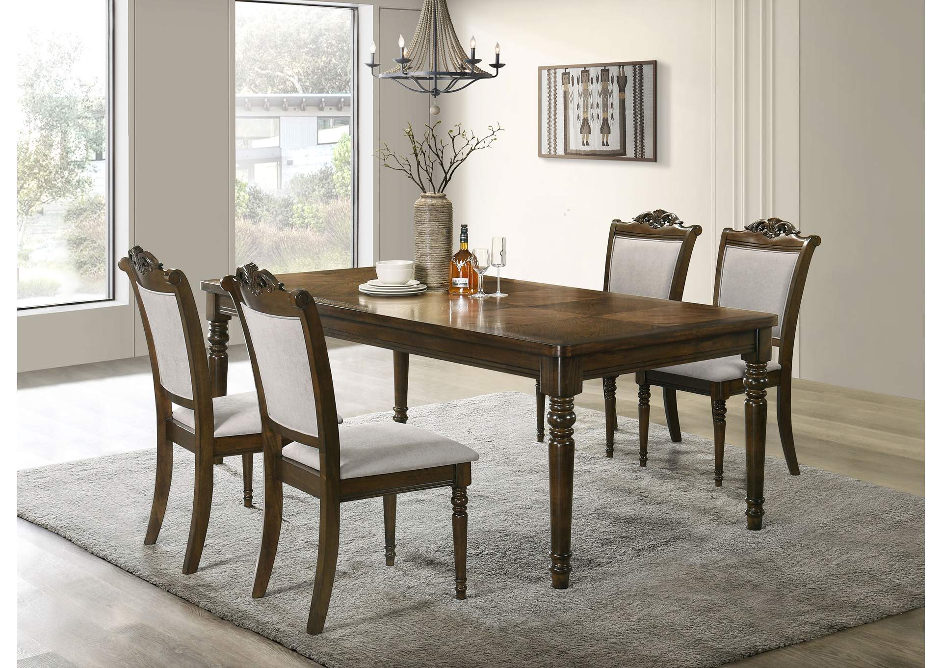 DINING TABLE 5 PC SET,Coaster Furniture