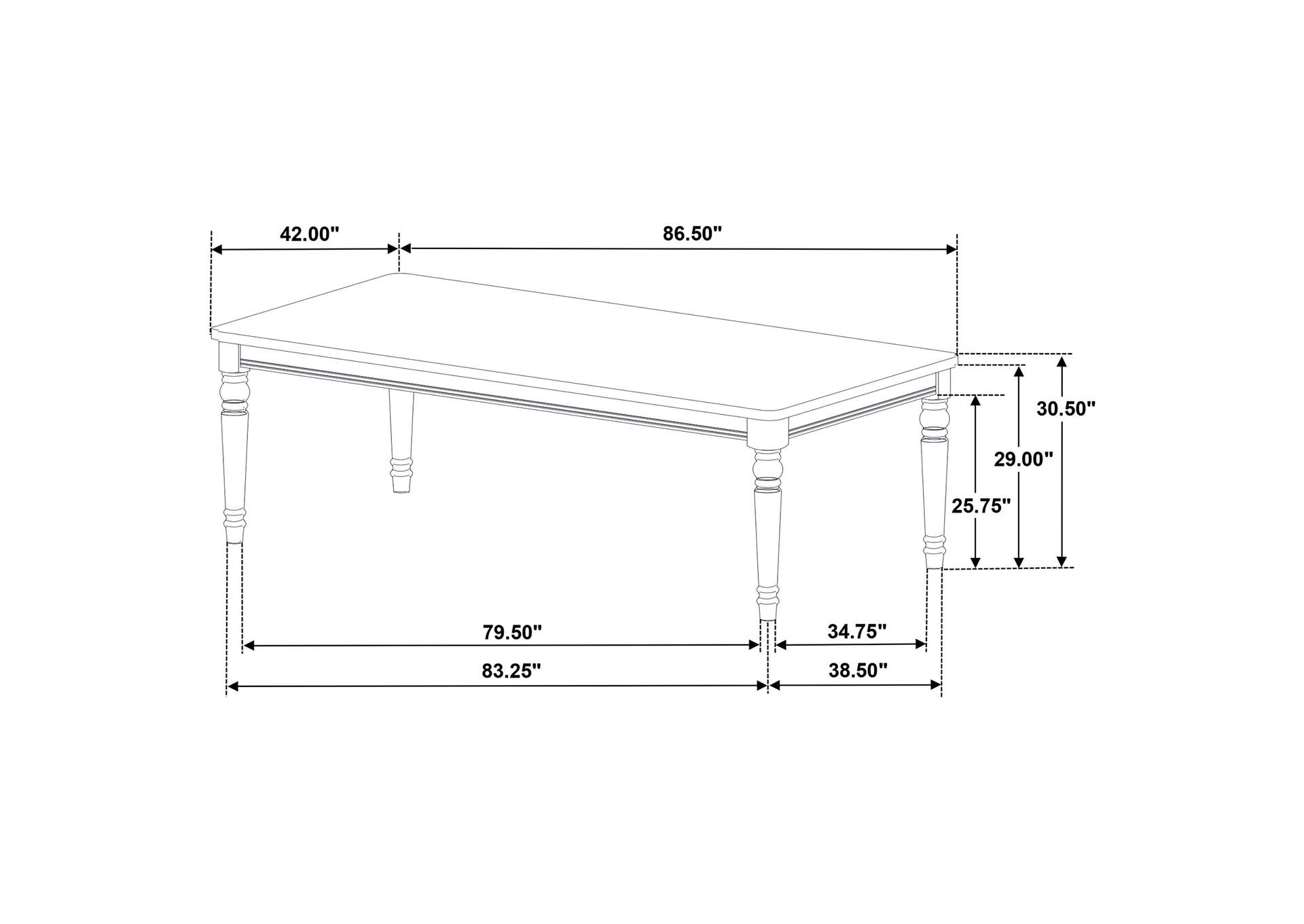 DINING TABLE 5 PC SET,Coaster Furniture