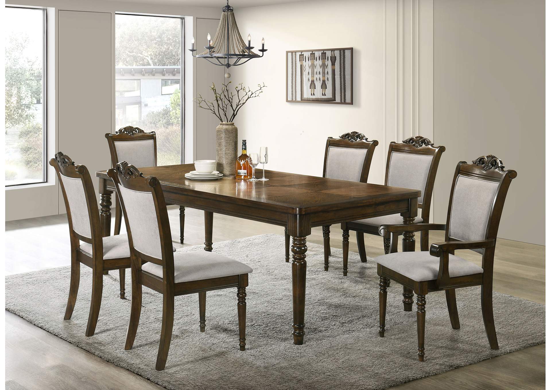 DINING TABLE 7 PC SET,Coaster Furniture