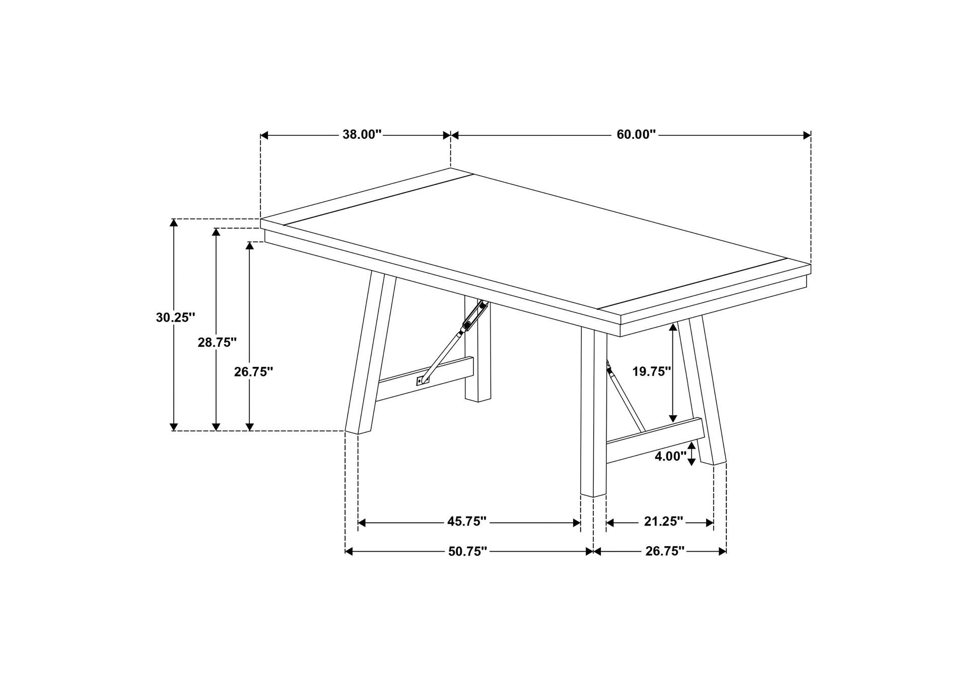 DINING TABLE 5 PC SET,Coaster Furniture