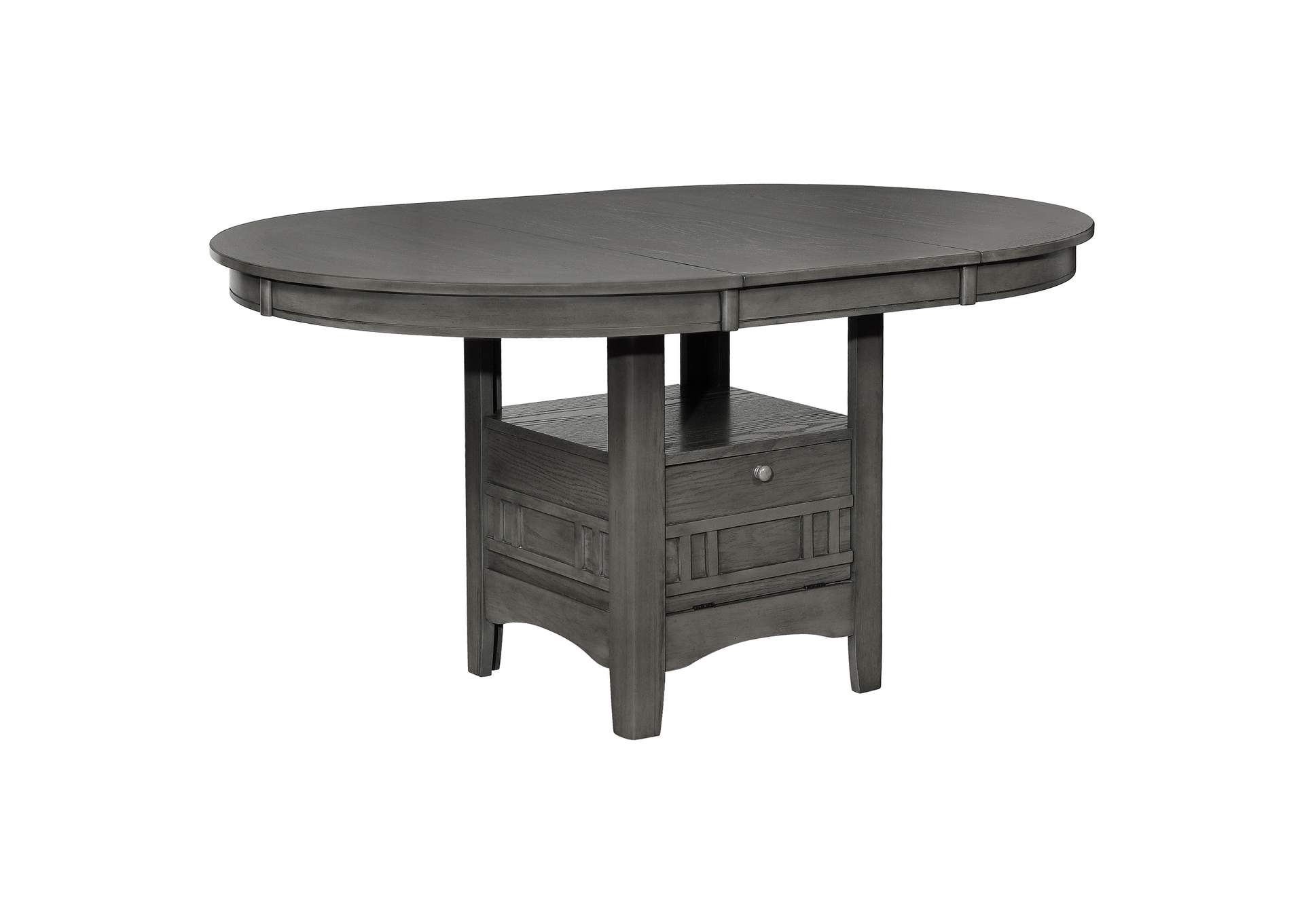 Lavon Dining Table with Storage Medium Grey,Coaster Furniture