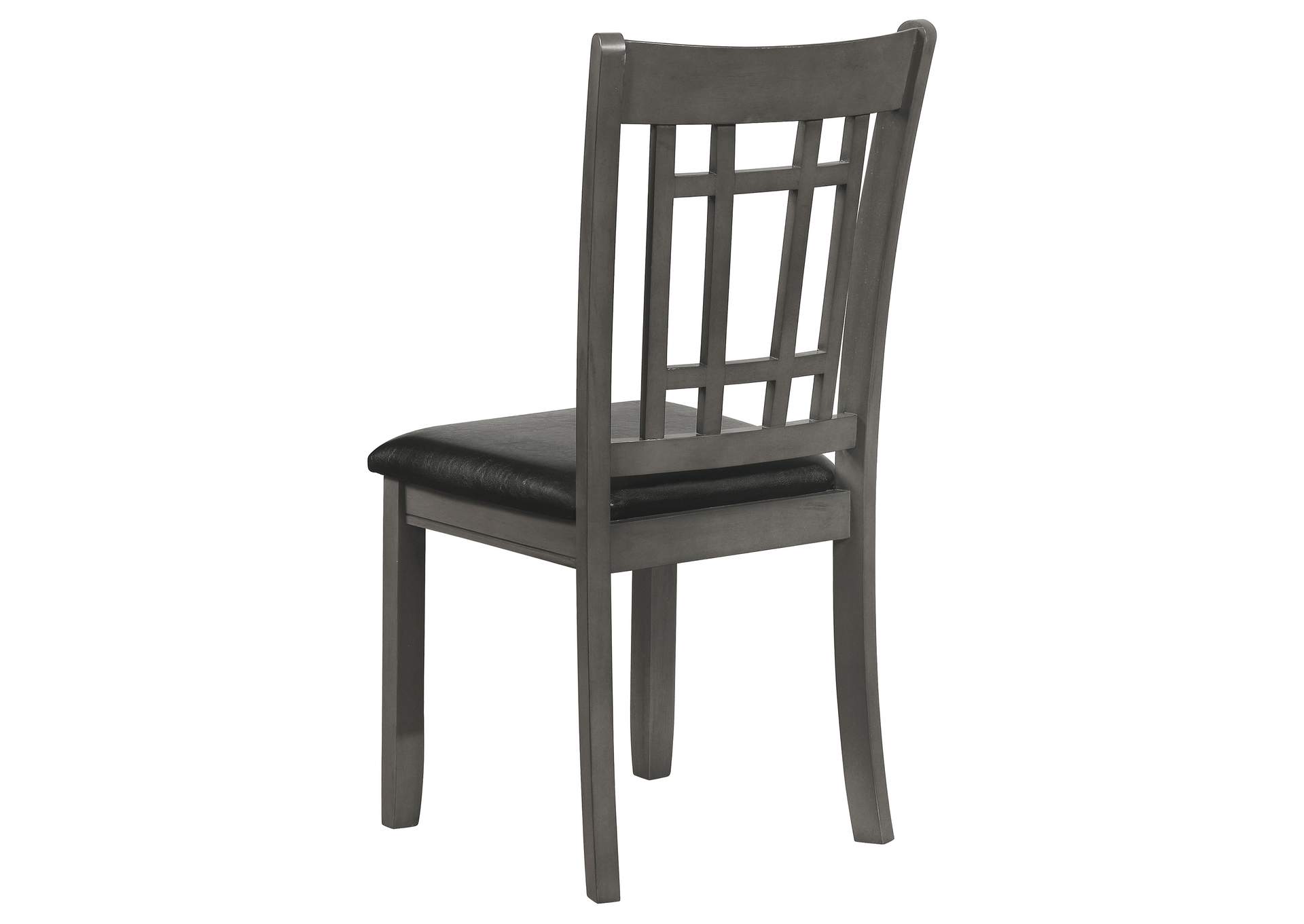 Lavon Padded Dining Side Chairs Espresso and Medium Grey (Set of 2),Coaster Furniture