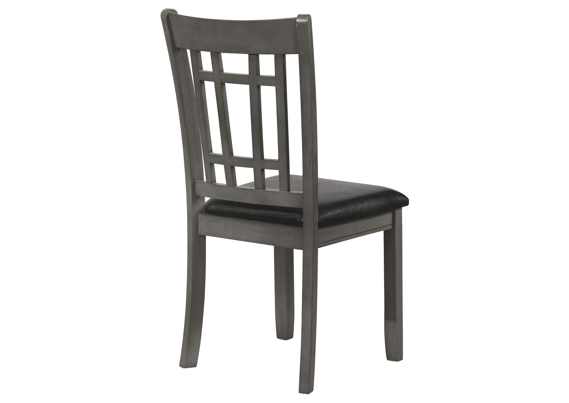 Lavon Padded Dining Side Chairs Espresso and Medium Grey (Set of 2),Coaster Furniture