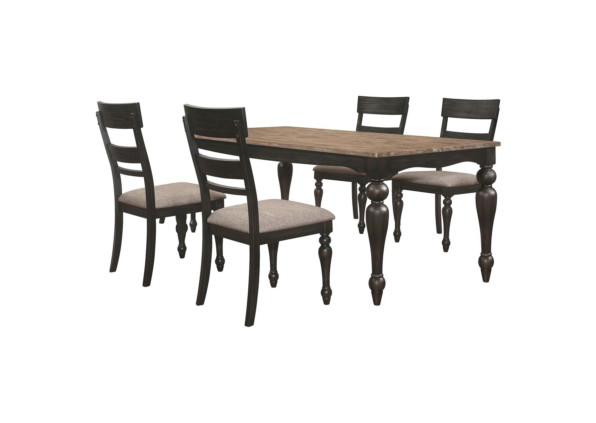 DINING TABLE 5 PC SET,Coaster Furniture