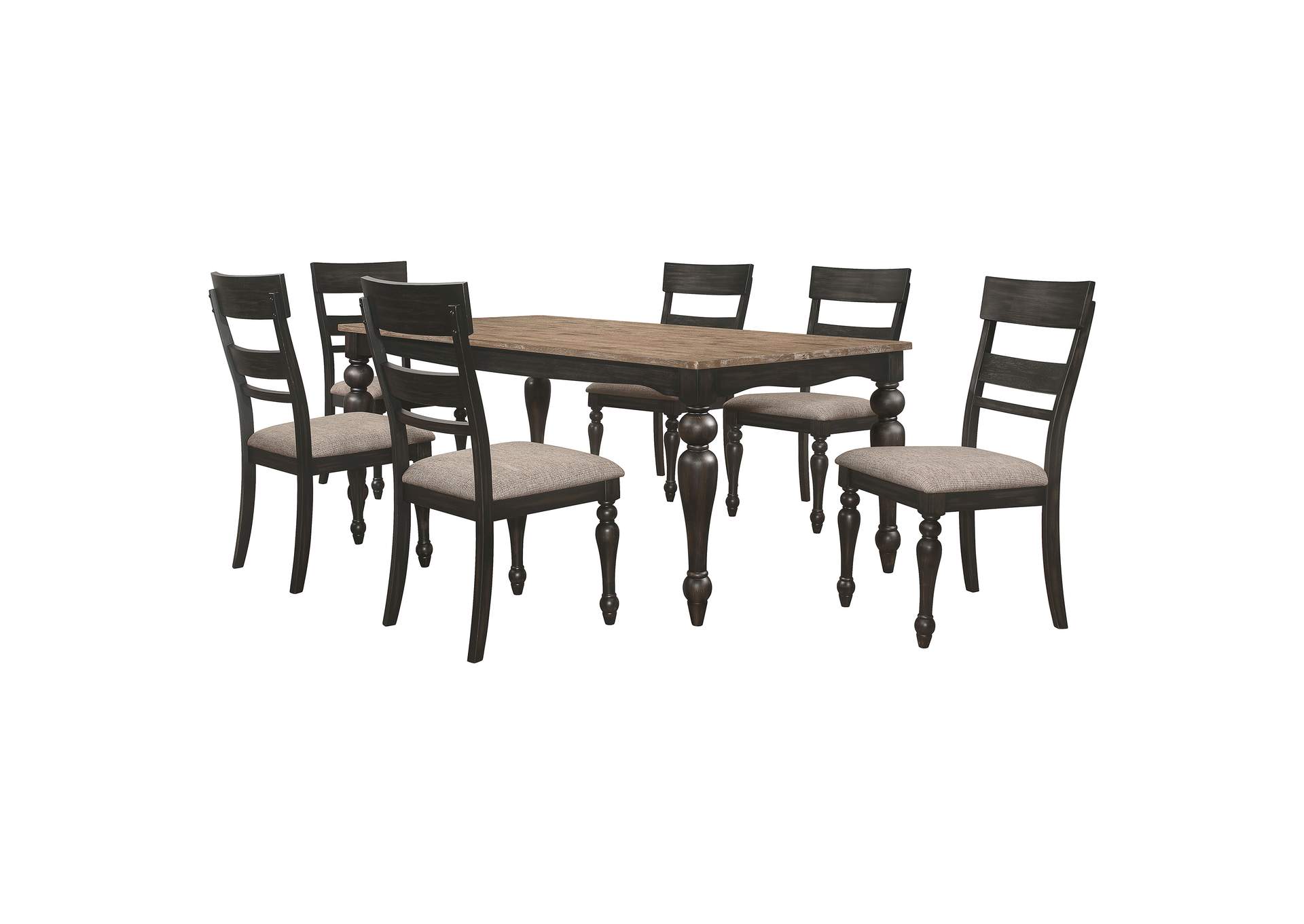 DINING TABLE 7 PC SET,Coaster Furniture