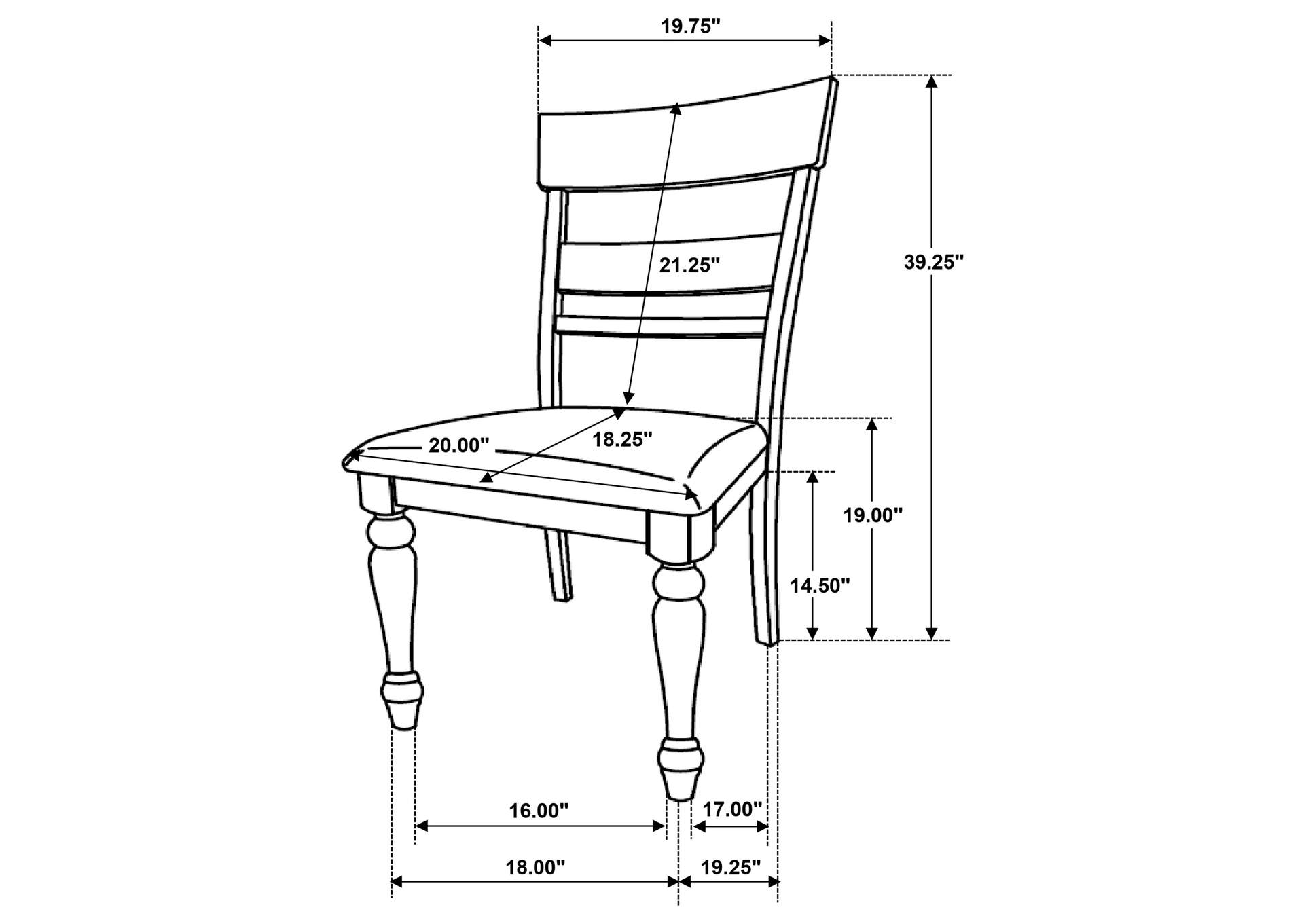 SIDE CHAIR,Coaster Furniture