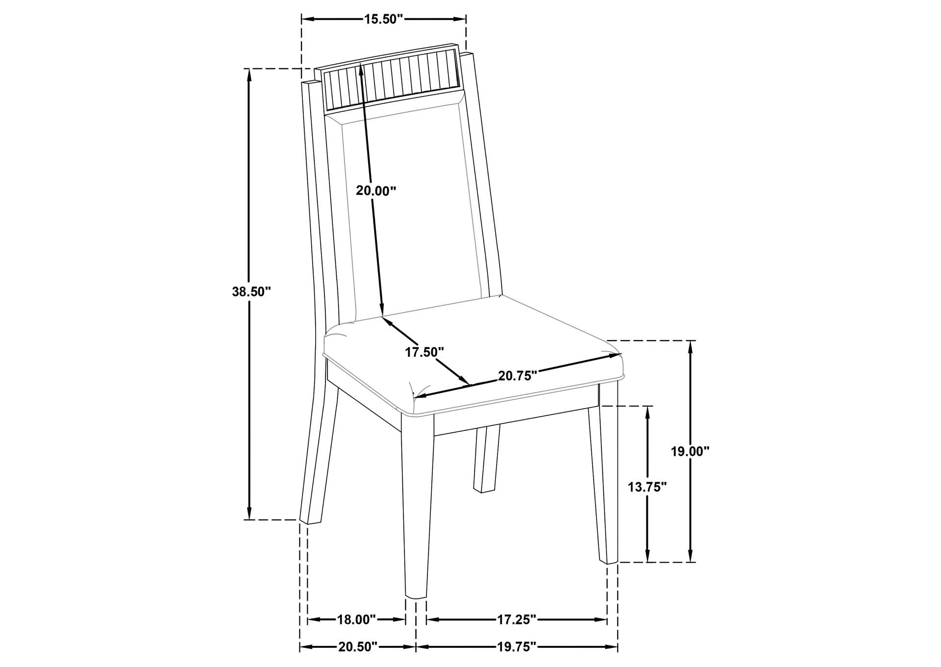 SIDE CHAIR,Coaster Furniture