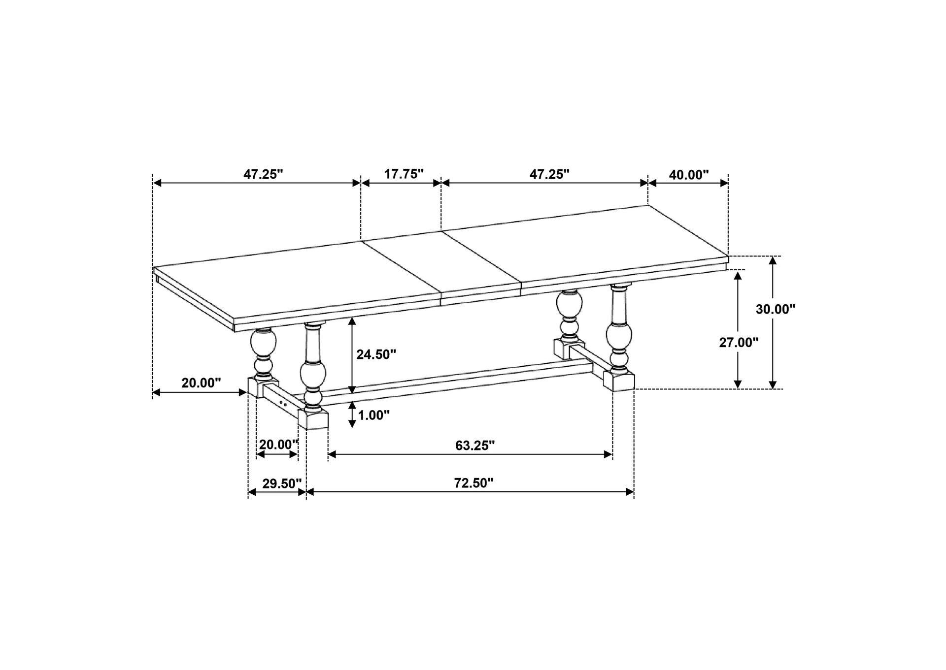 DINING TABLE,Coaster Furniture