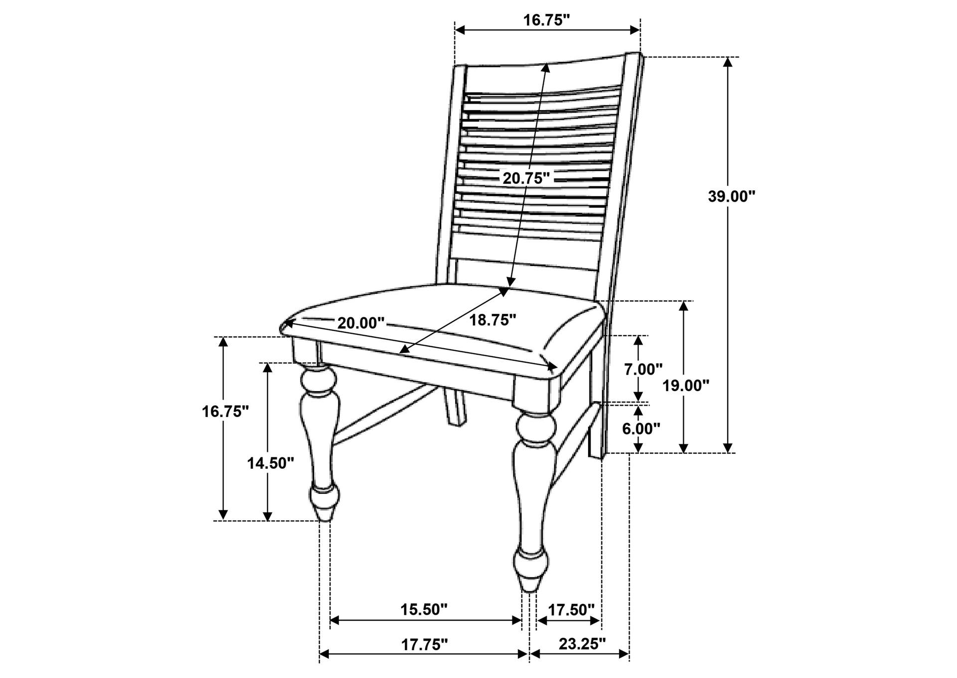 SIDE CHAIR,Coaster Furniture