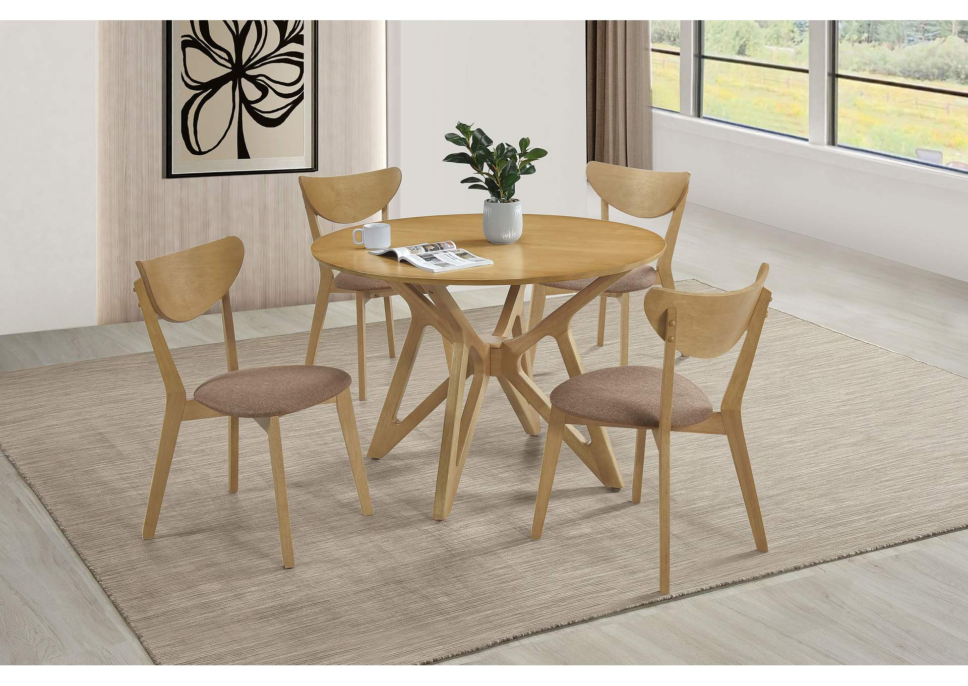 DINING TABLE 5 PC SET,Coaster Furniture