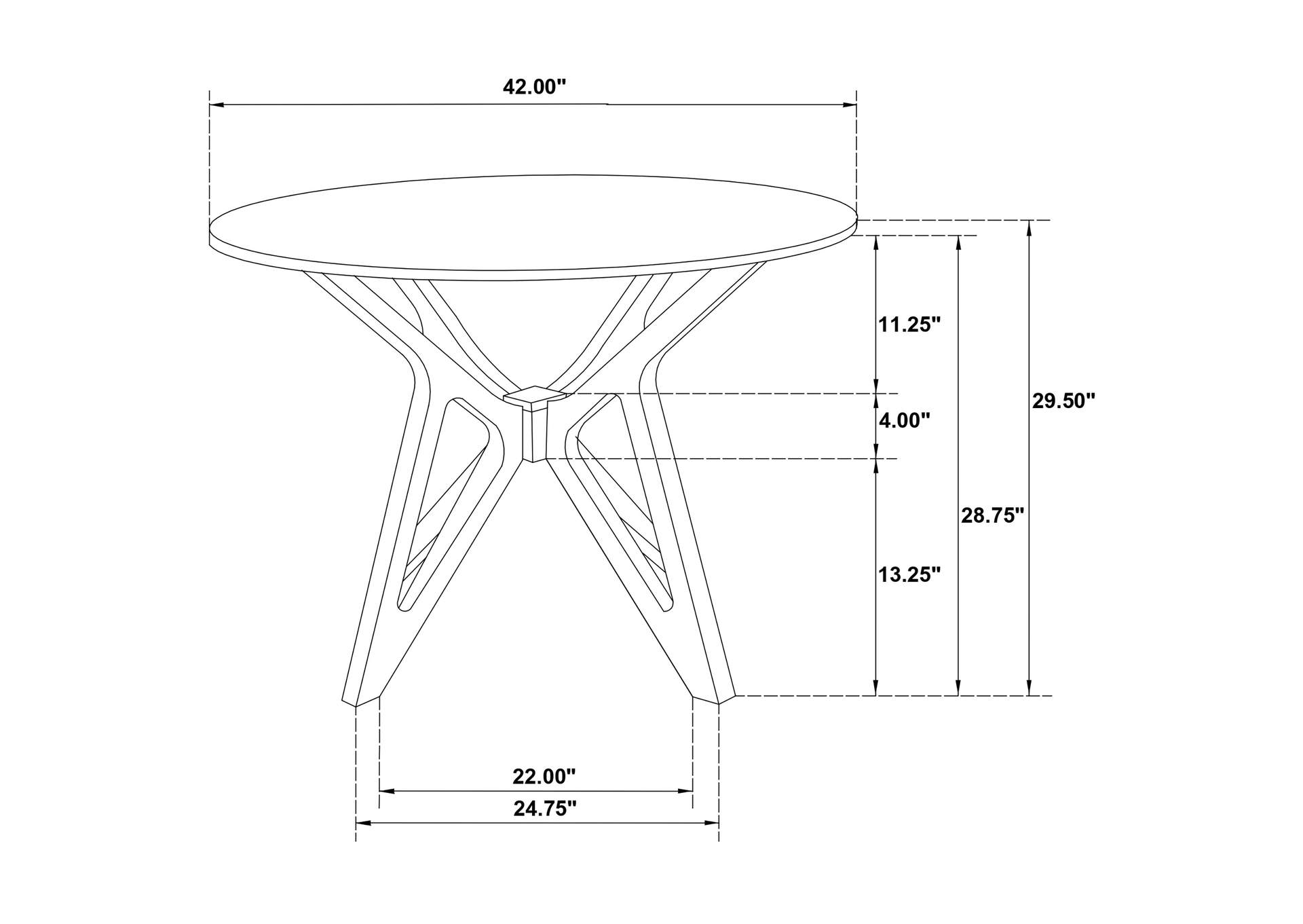 DINING TABLE 5 PC SET,Coaster Furniture