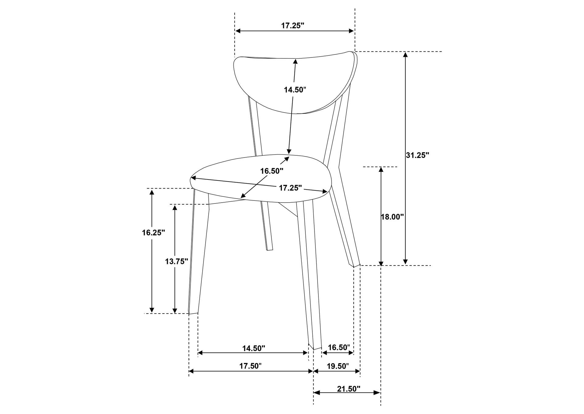 SIDE CHAIR,Coaster Furniture