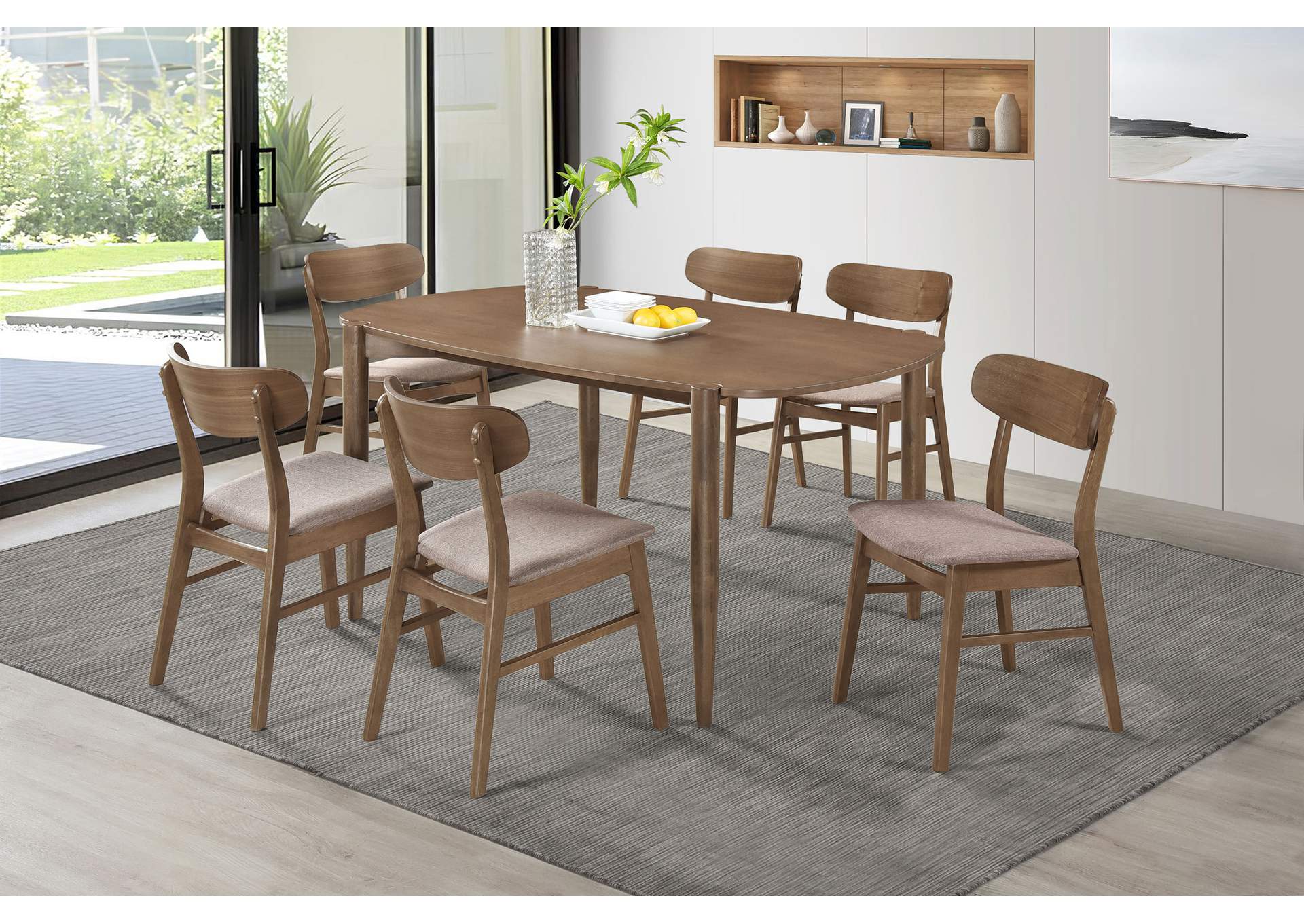 DINING TABLE 7 PC SET,Coaster Furniture