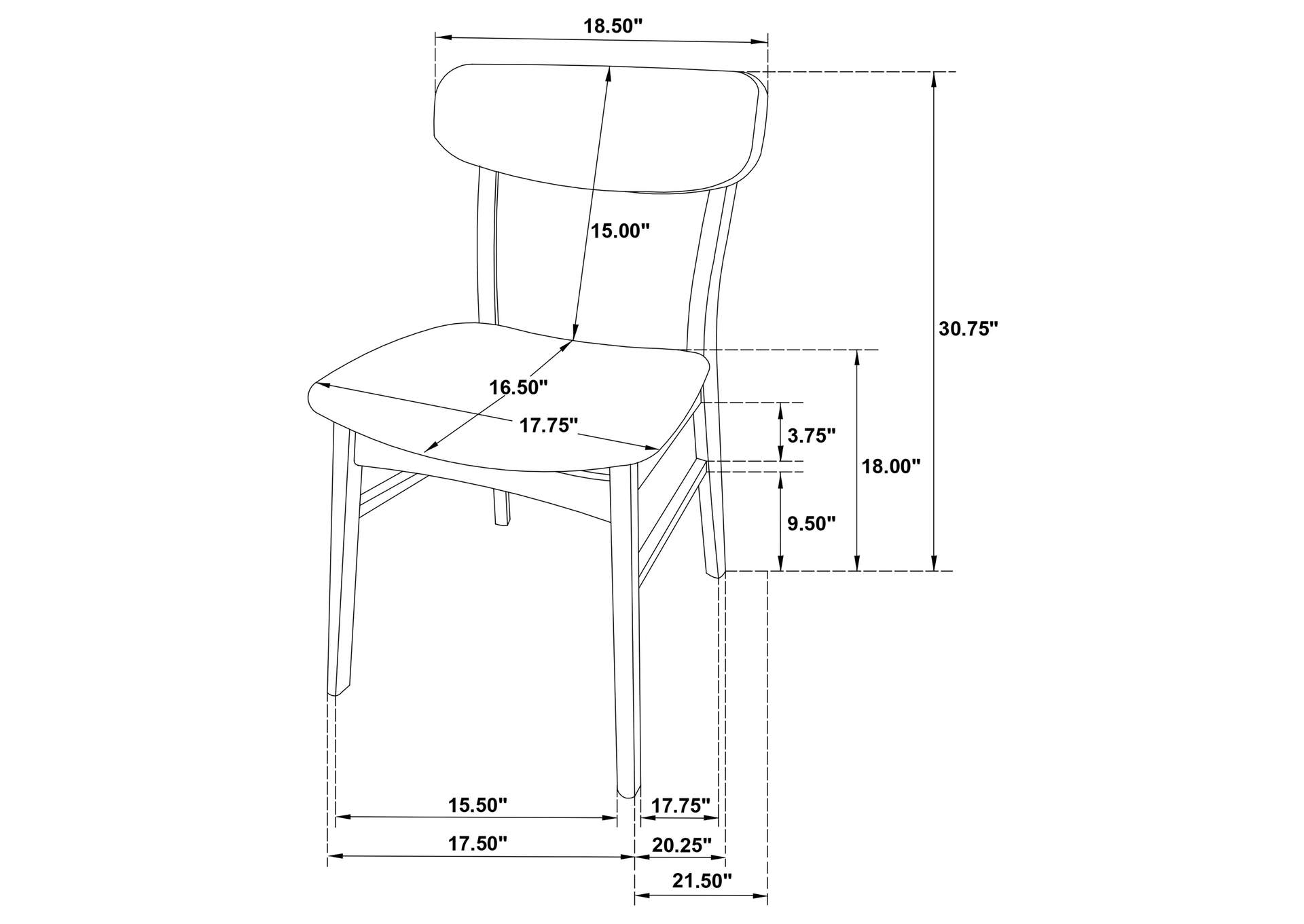 SIDE CHAIR,Coaster Furniture