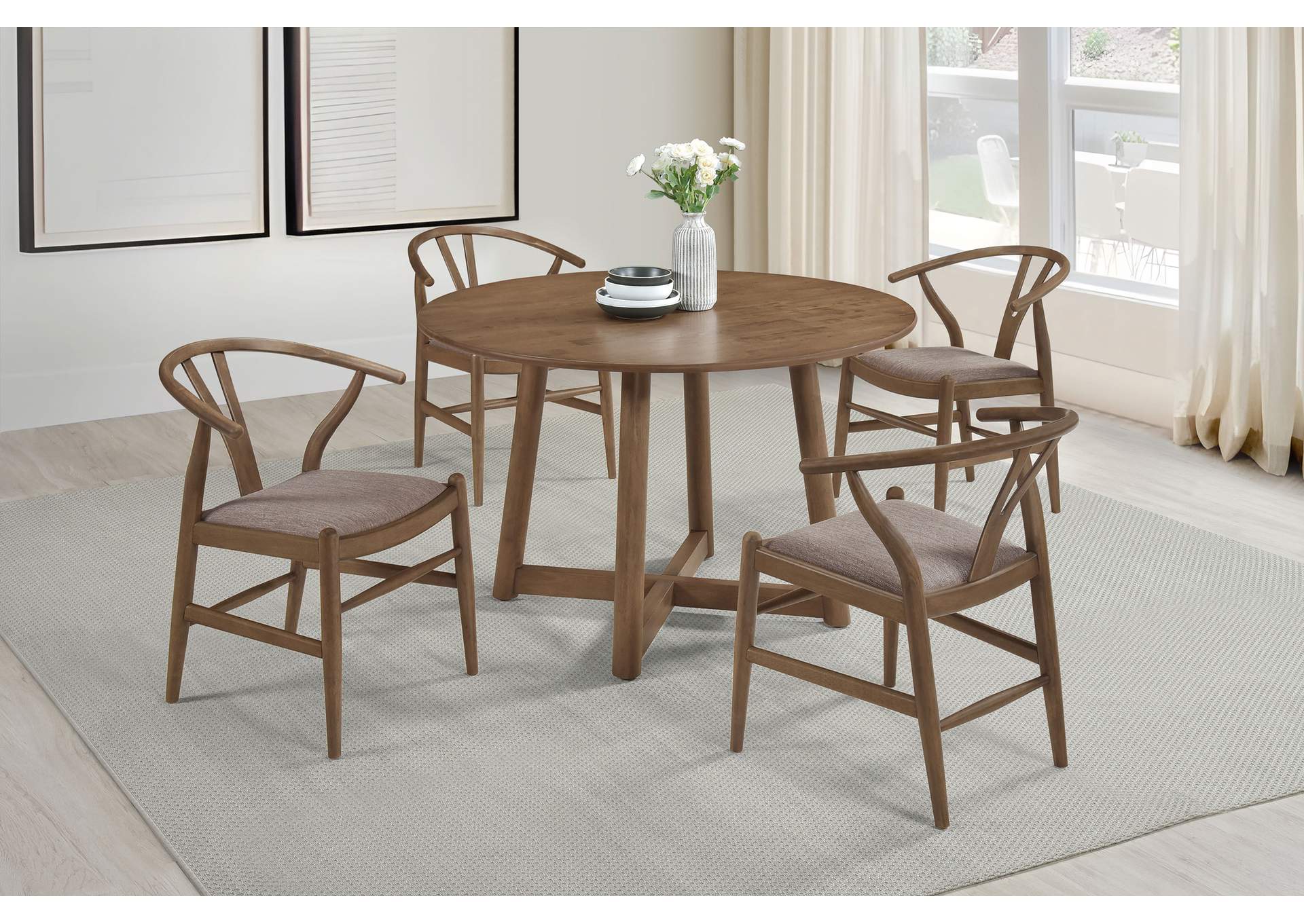 DINING TABLE 5 PC SET,Coaster Furniture