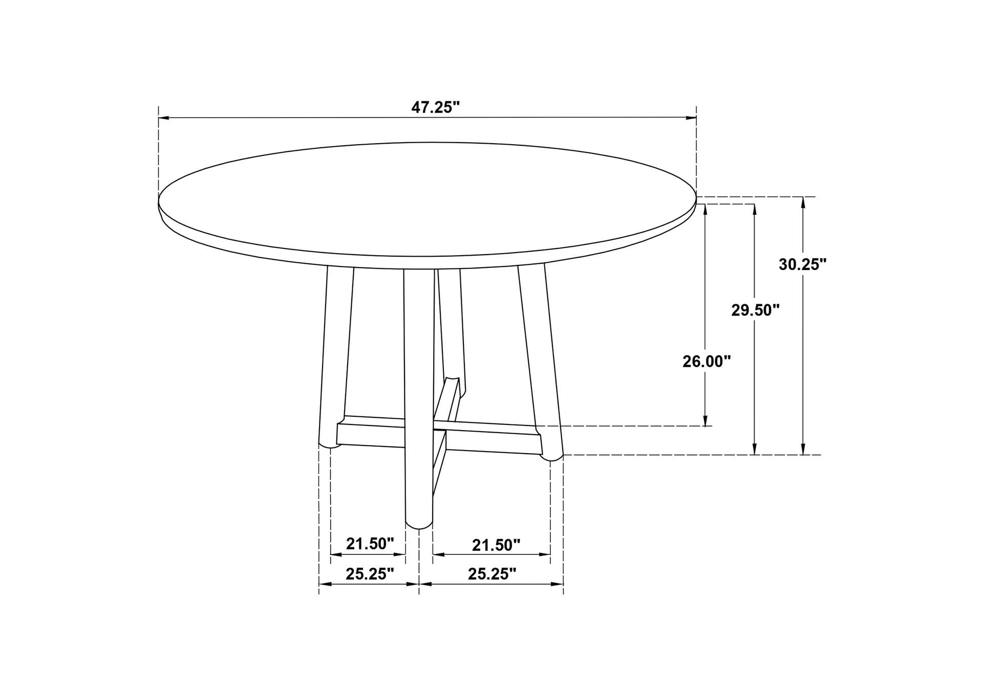 DINING TABLE,Coaster Furniture