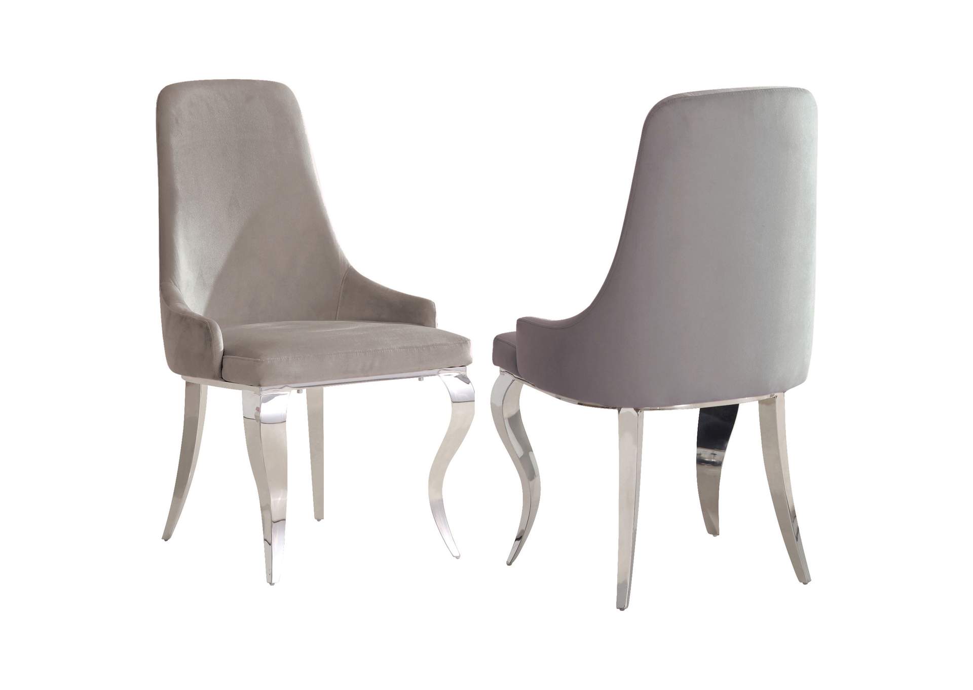 Antoine Upholstered Demi Arm Dining Chairs (Set of 2),Coaster Furniture