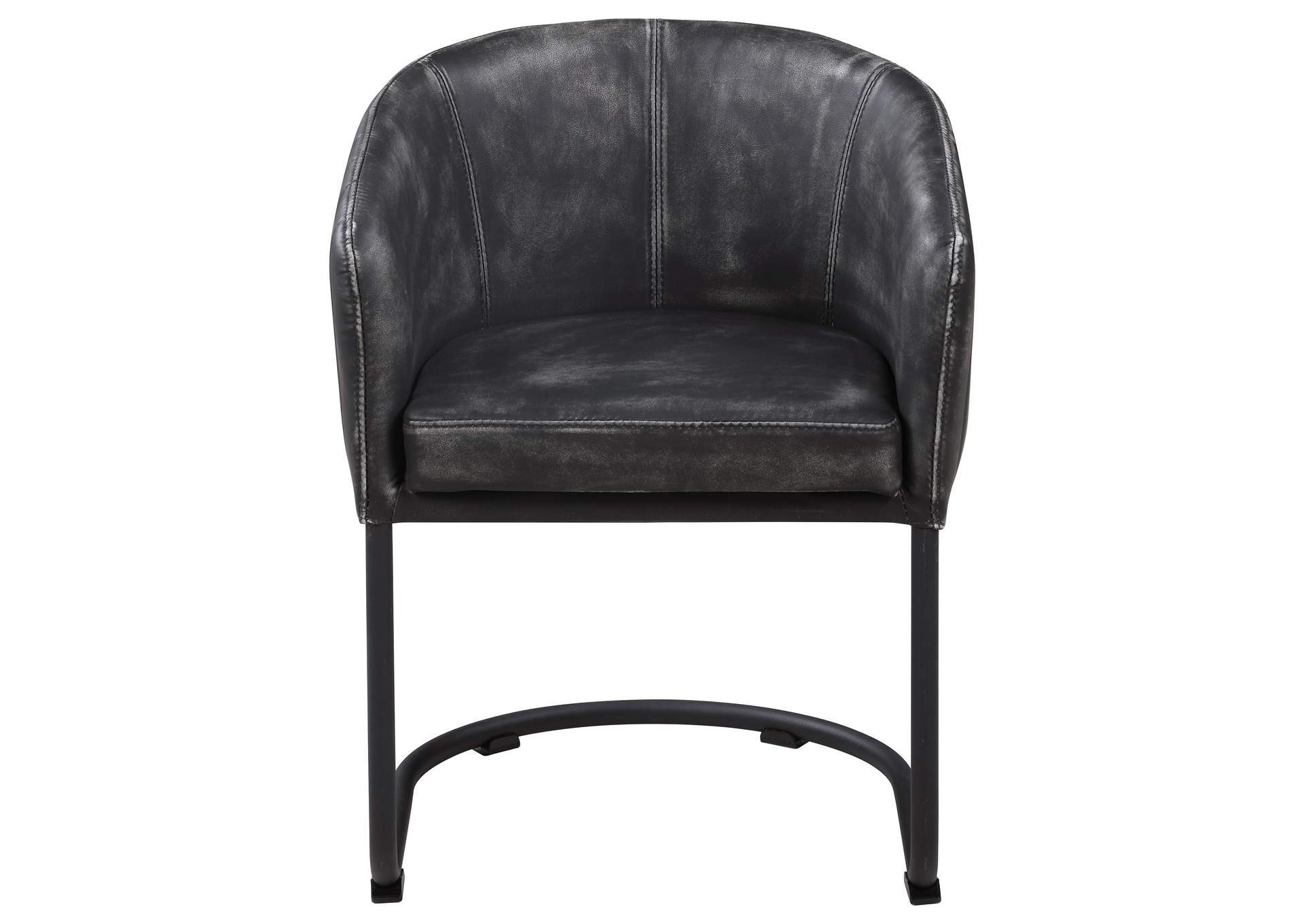 Banner Upholstered Dining Chair Anthracite and Matte Black,Coaster Furniture