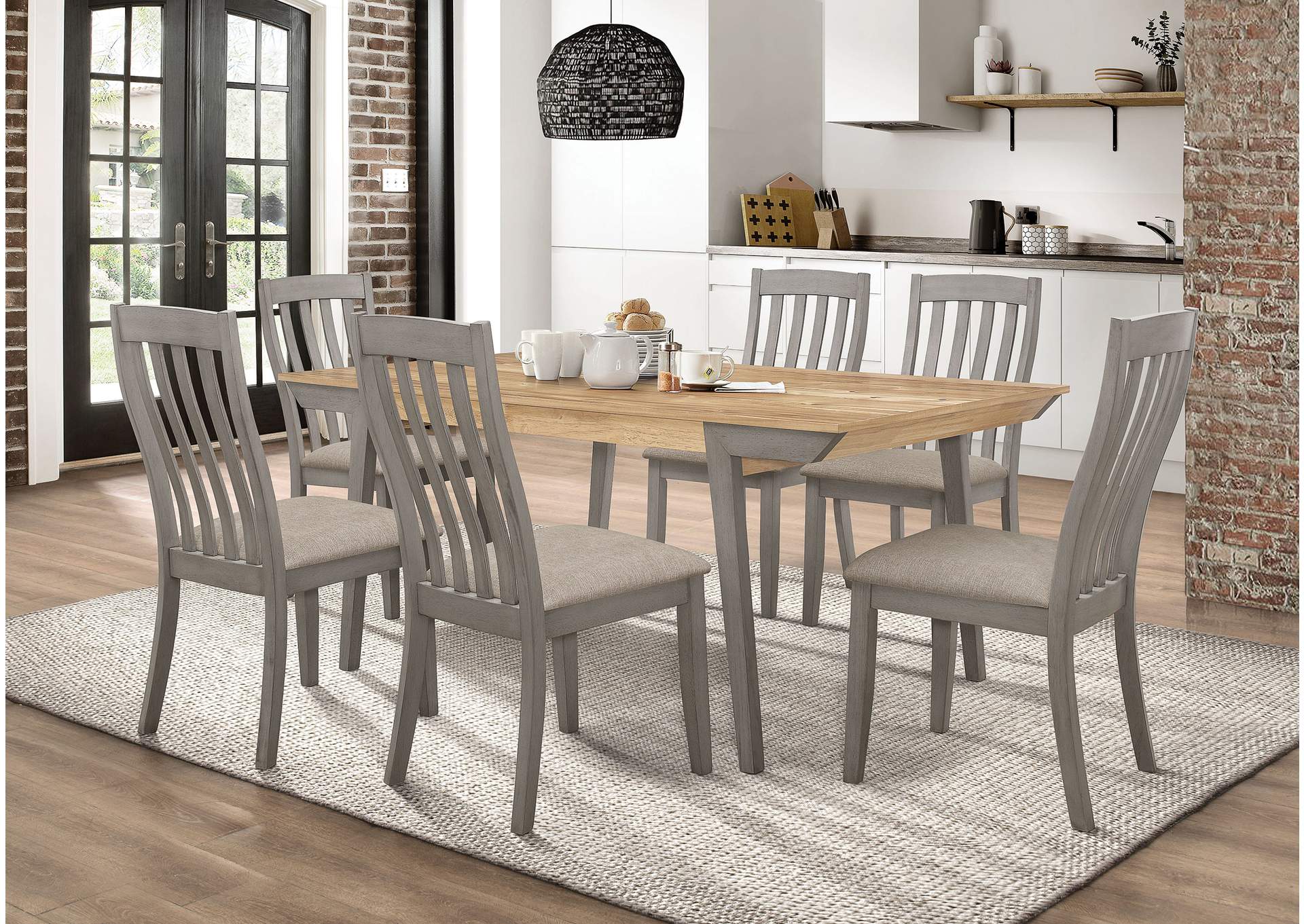 DINING TABLE 7 PC SET,Coaster Furniture