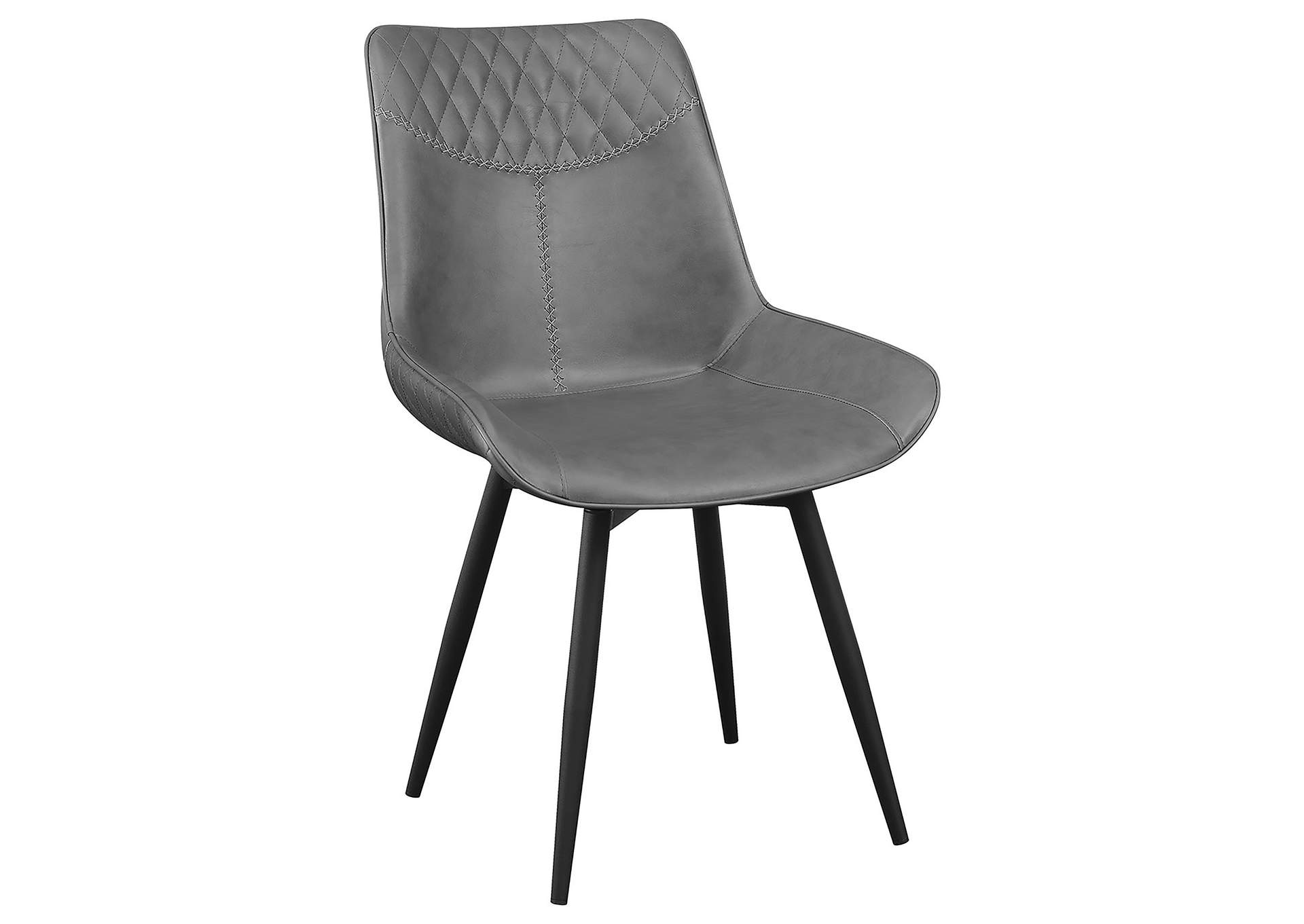 Brassie Upholstered Side Chairs Grey (Set of 2),Coaster Furniture