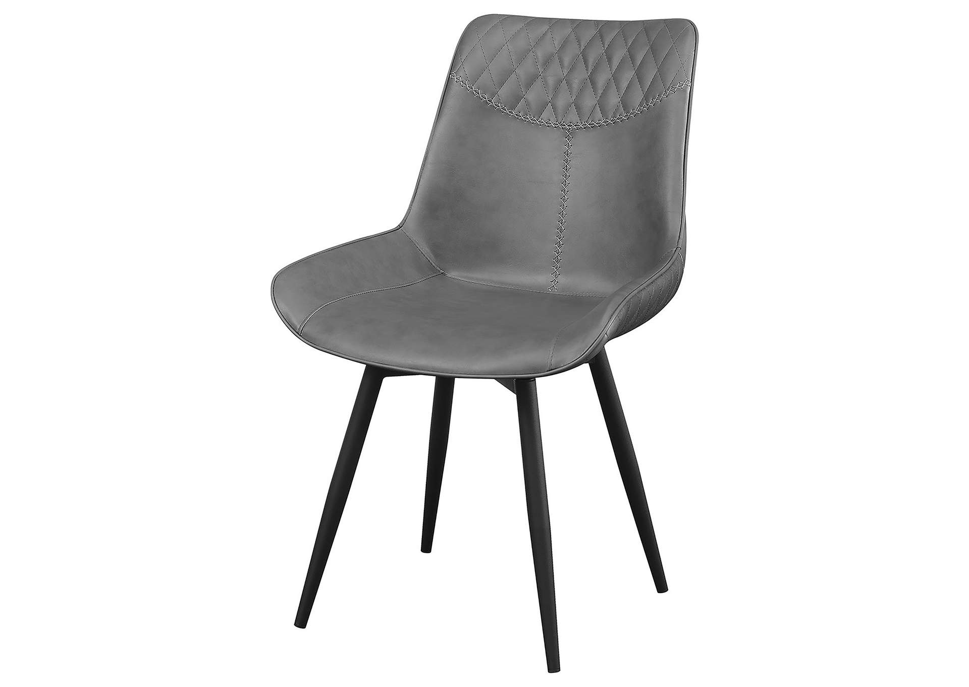 Brassie Upholstered Side Chairs Grey (Set of 2),Coaster Furniture