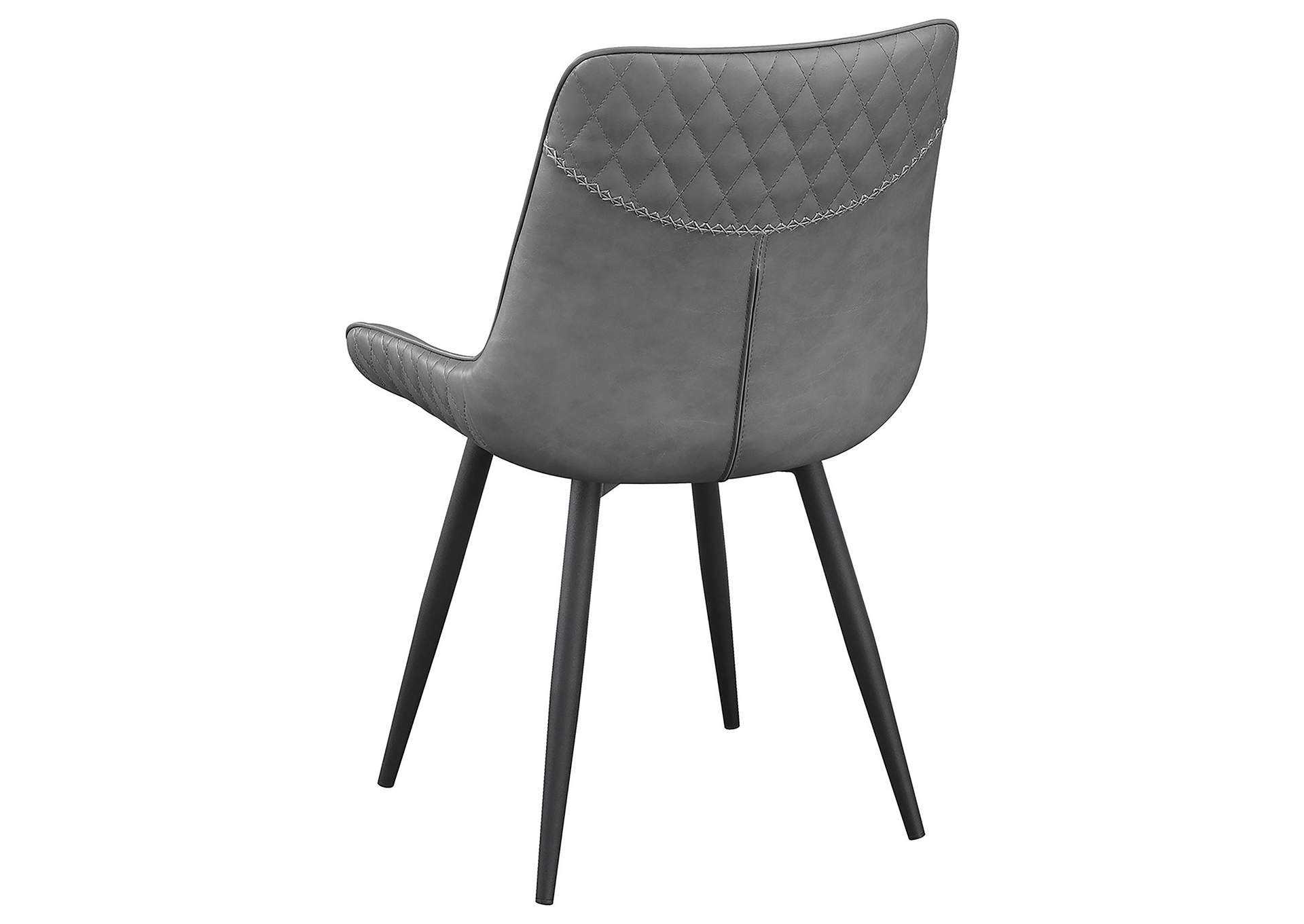 Brassie Upholstered Side Chairs Grey (Set of 2),Coaster Furniture