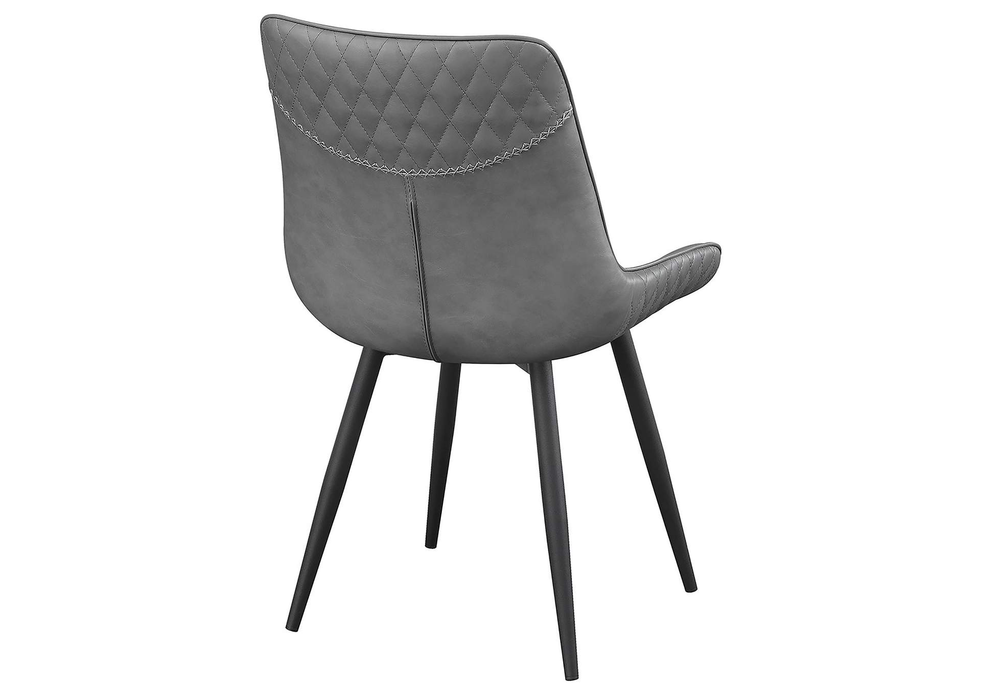 Brassie Upholstered Side Chairs Grey (Set of 2),Coaster Furniture