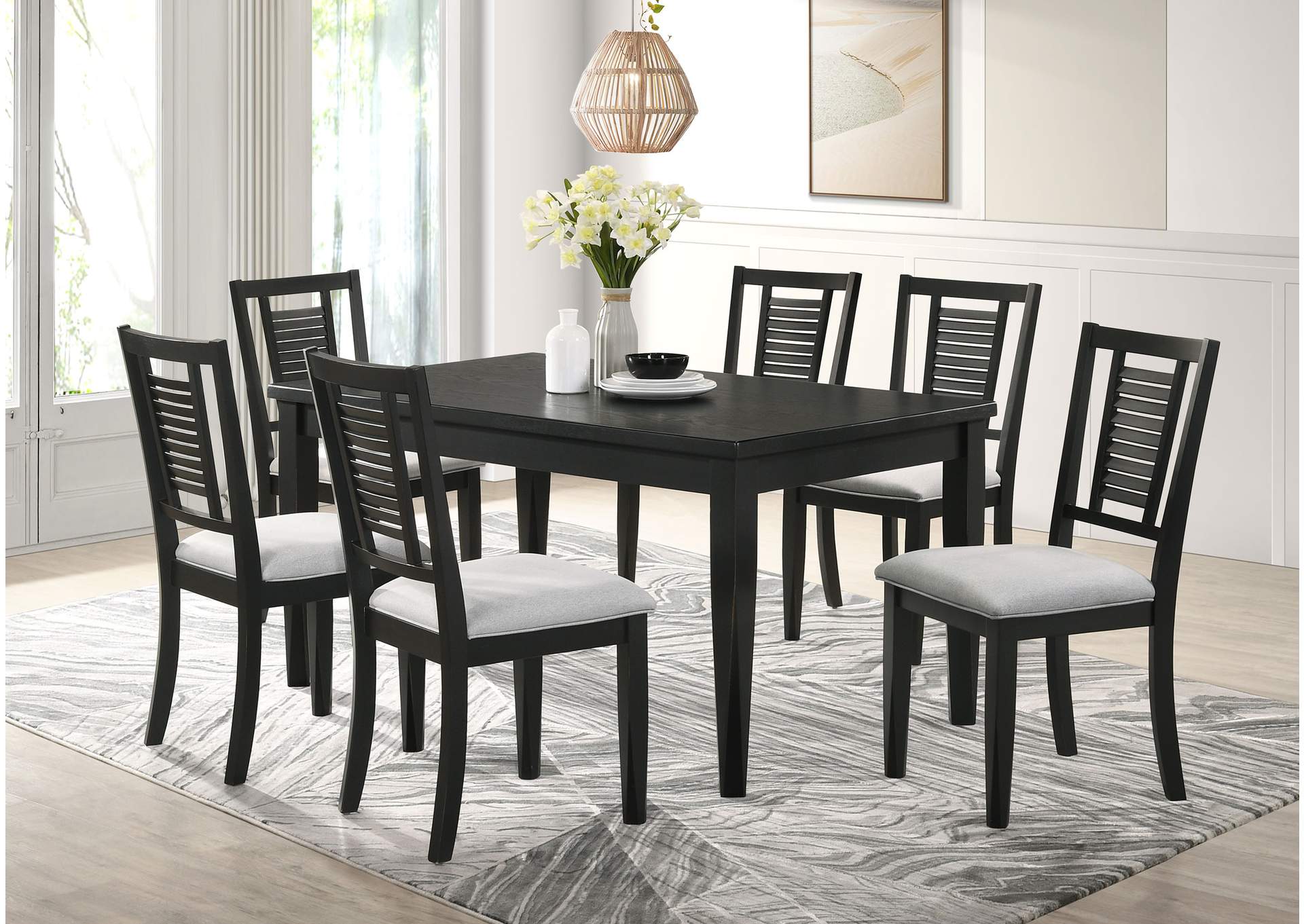 DINING TABLE 7 PC SET,Coaster Furniture